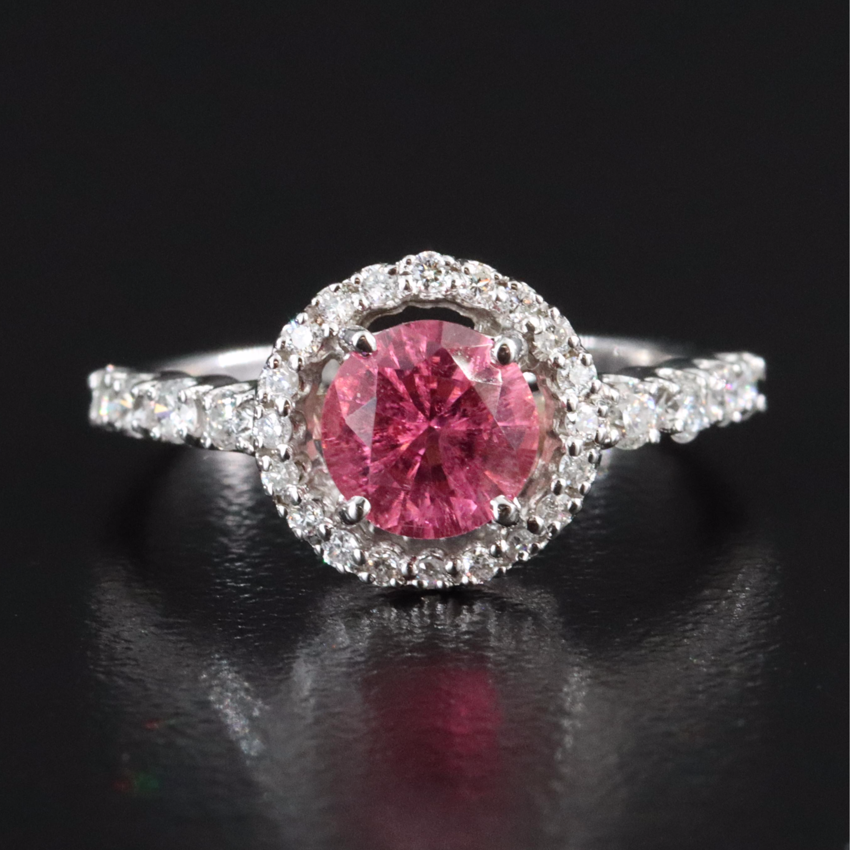 14K Tourmaline and Diamond Ring