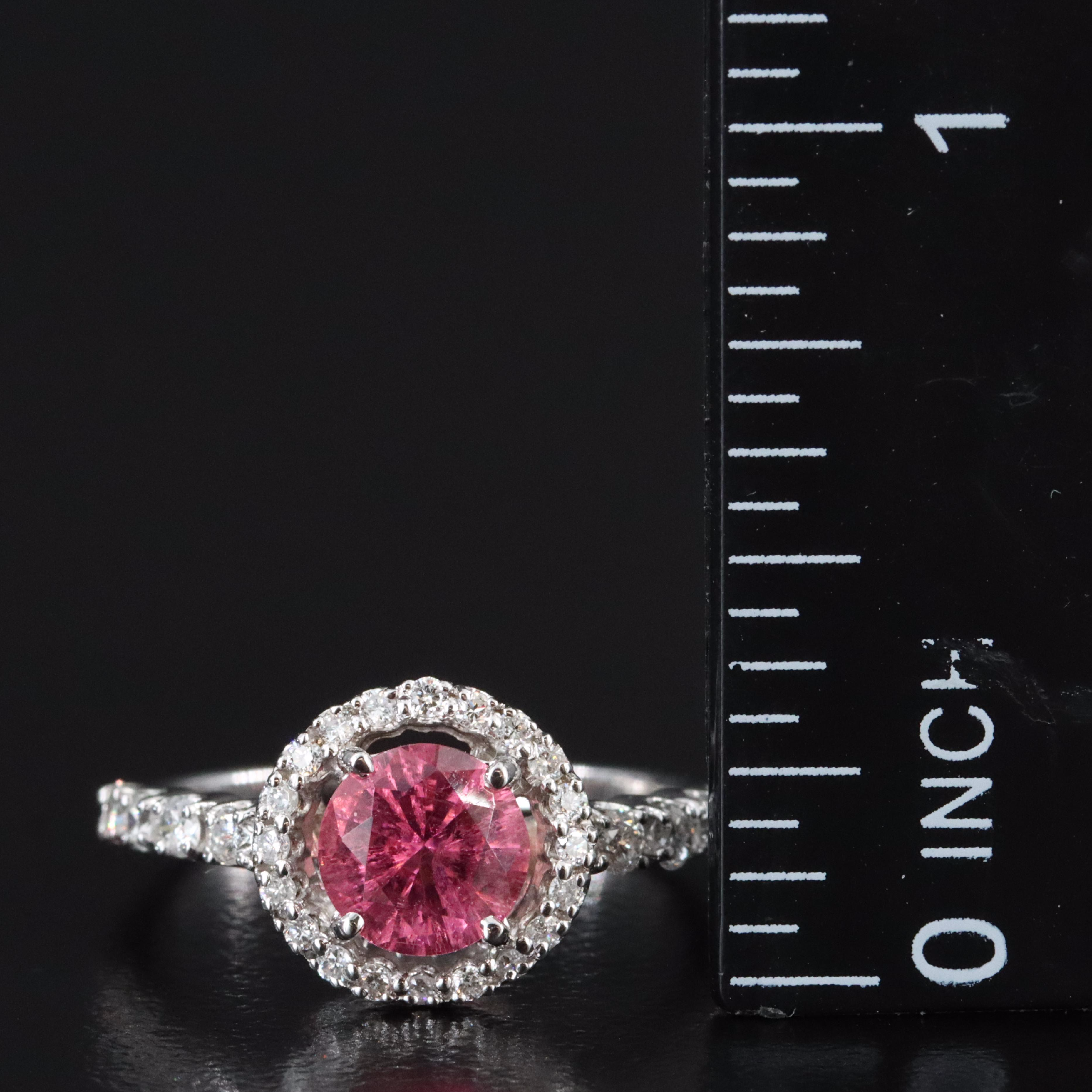 14K Tourmaline and Diamond Ring