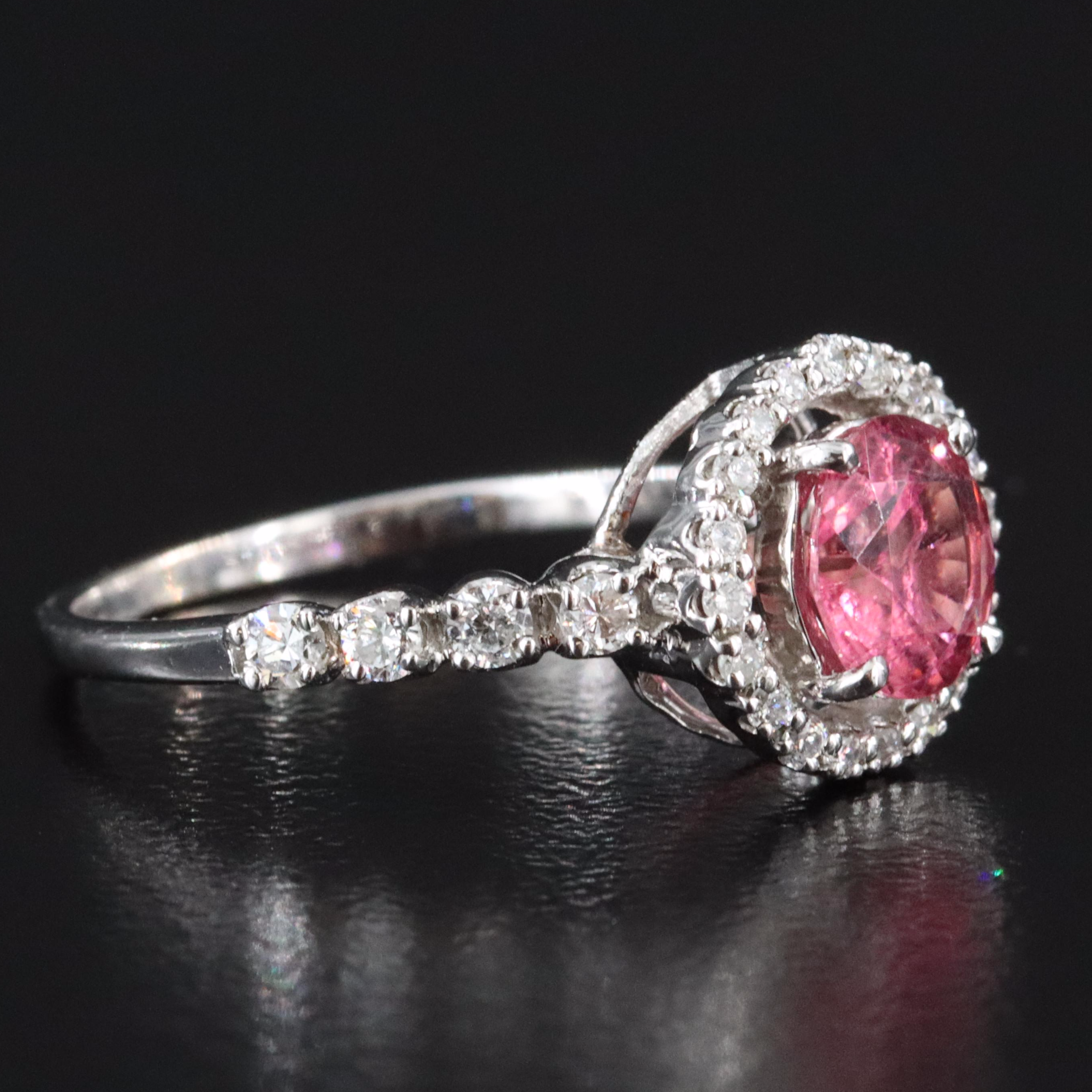 14K Tourmaline and Diamond Ring