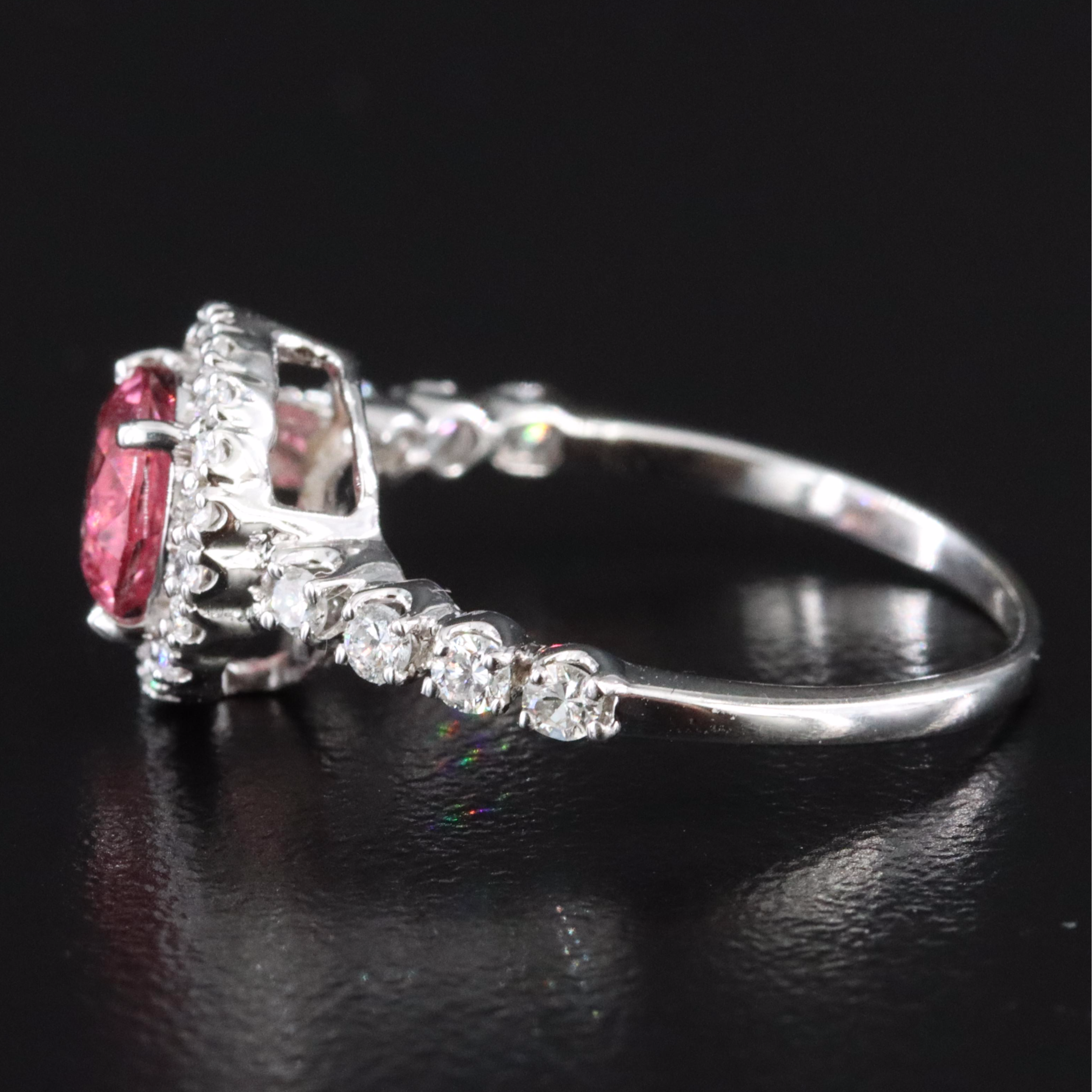 14K Tourmaline and Diamond Ring