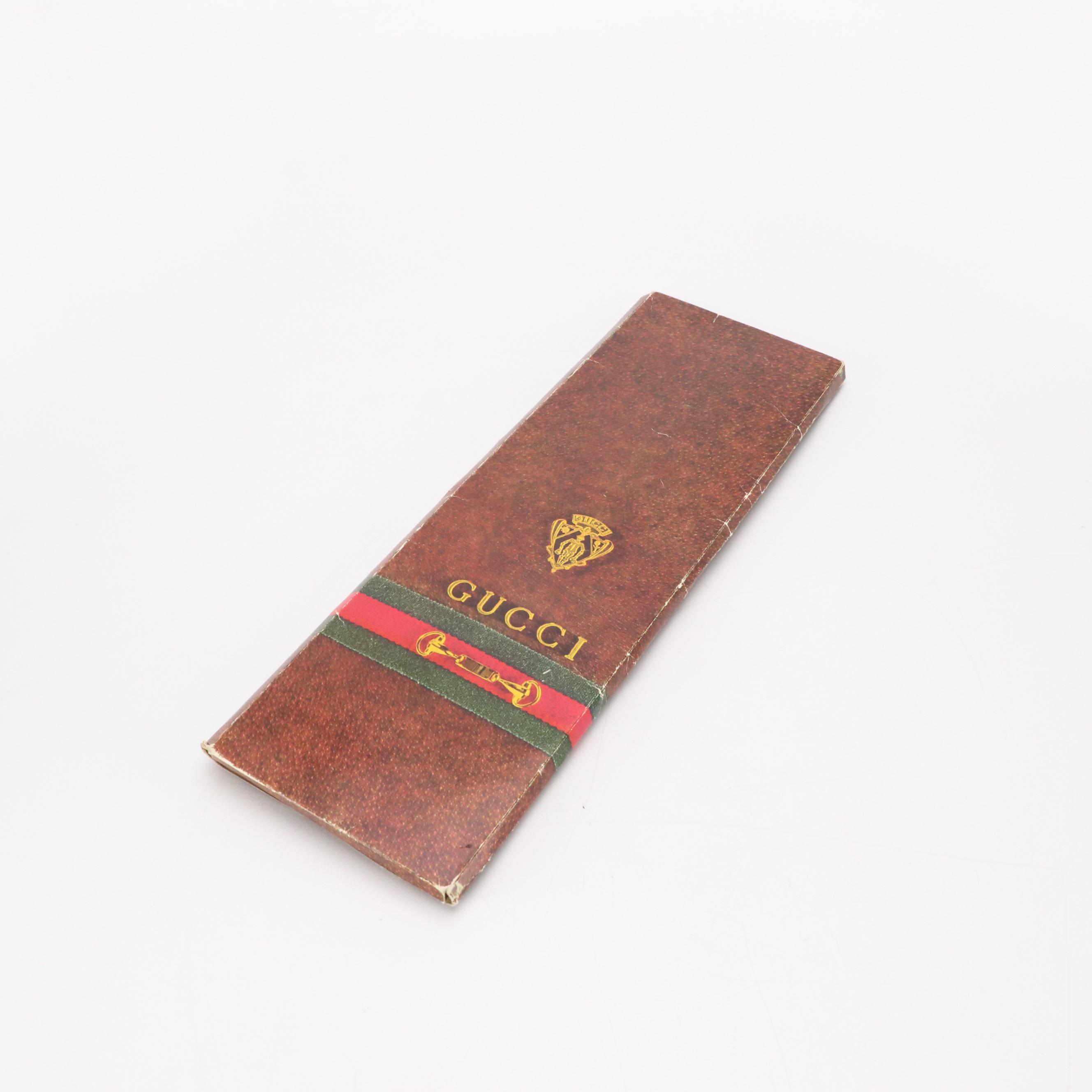 Gucci Blue GG Printed Silk Necktie