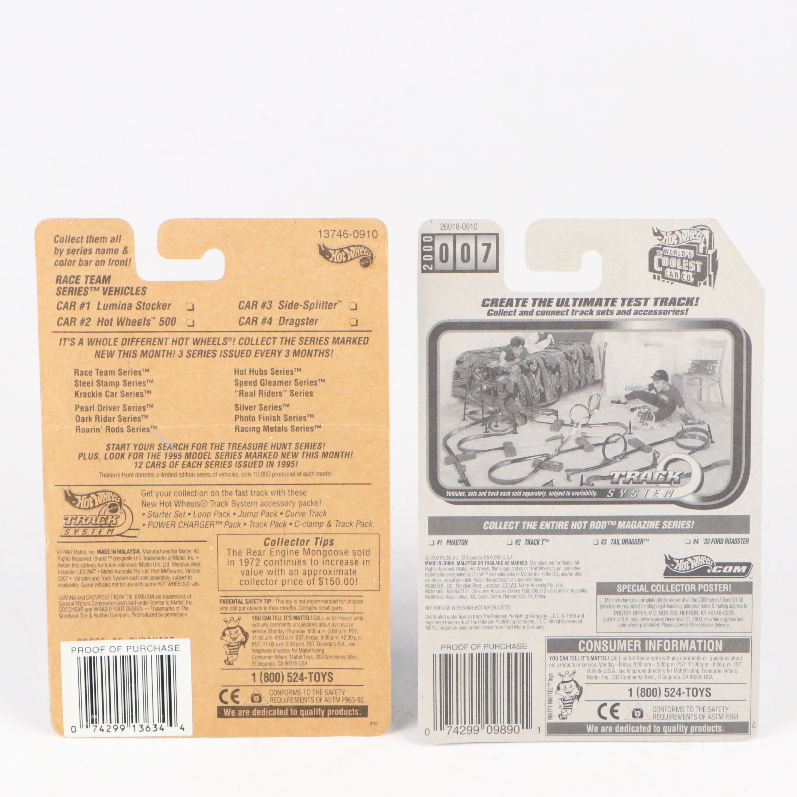 Hot Wheels "Tail Dragger," "Tee'd Off," and More Diecast Vehicles