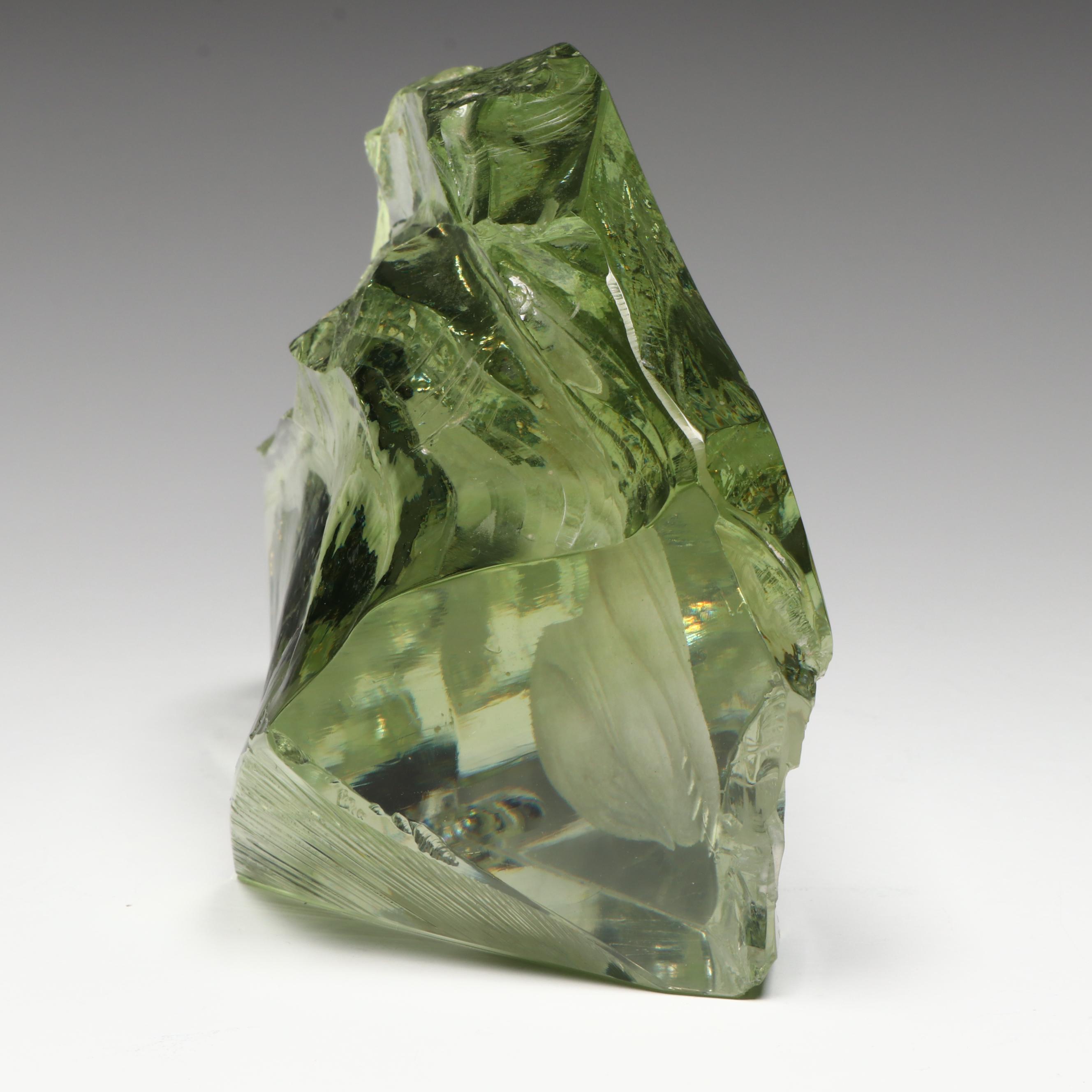 Vicke Lindstrand Walrus Satin Etched Glass Sculpture, Mid to Late 20th Century