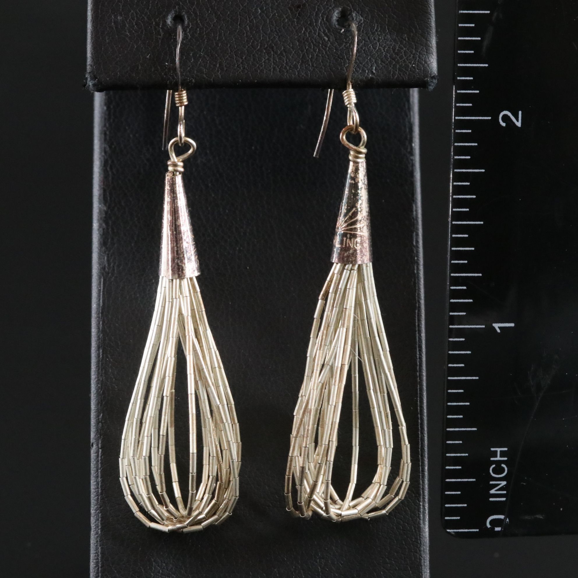 Sterling Liquid Silver Bracelet and Earrings