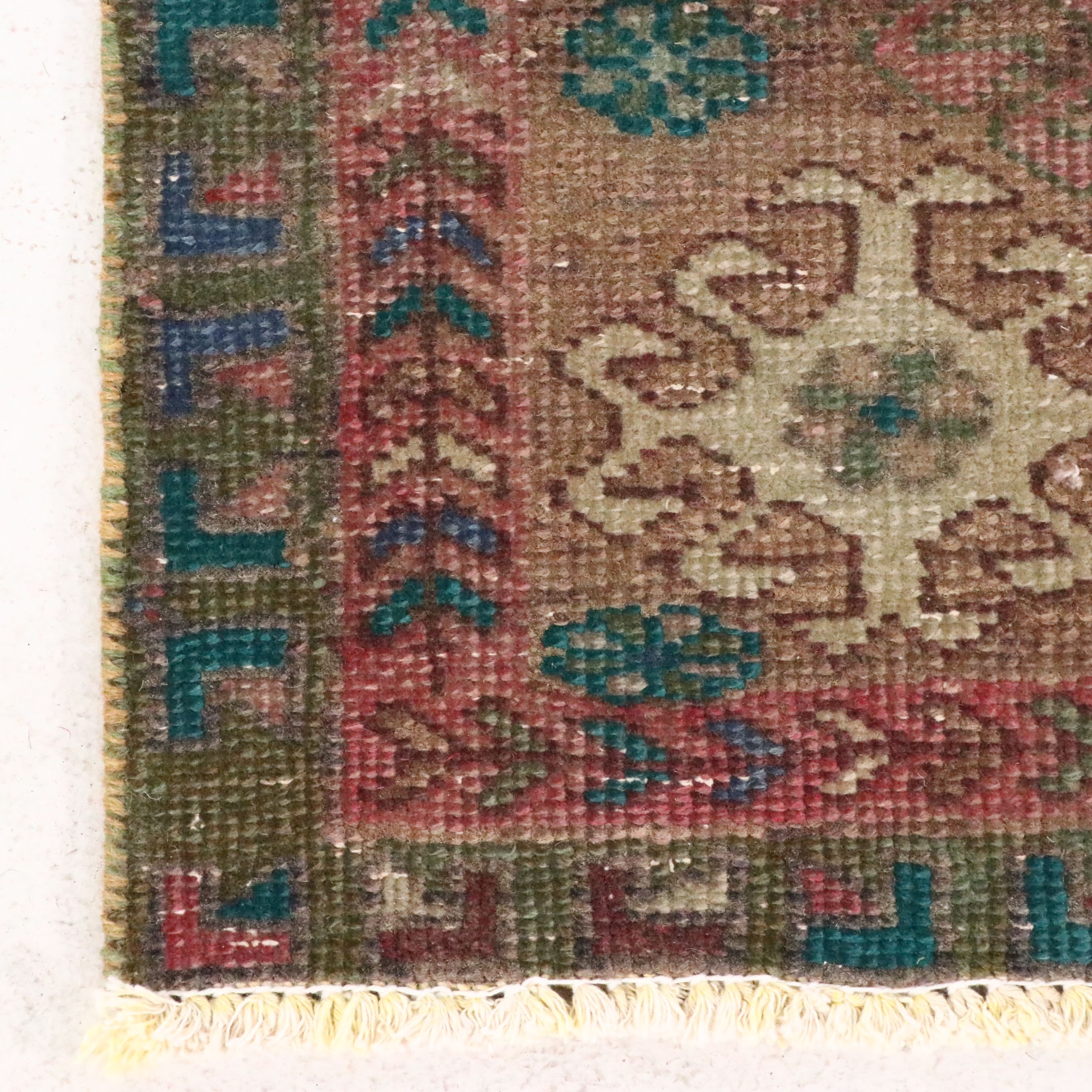 2'8 x 10' Hand-Knotted Caucasian Kazak Carpet Runner