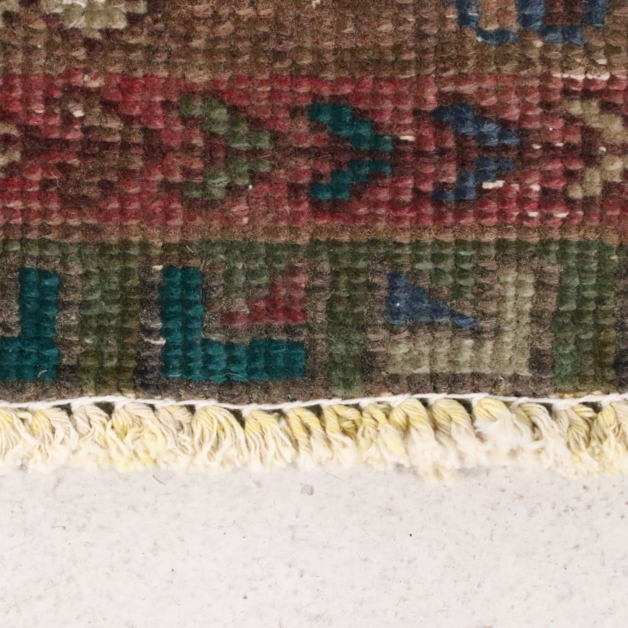 2'8 x 10' Hand-Knotted Caucasian Kazak Carpet Runner