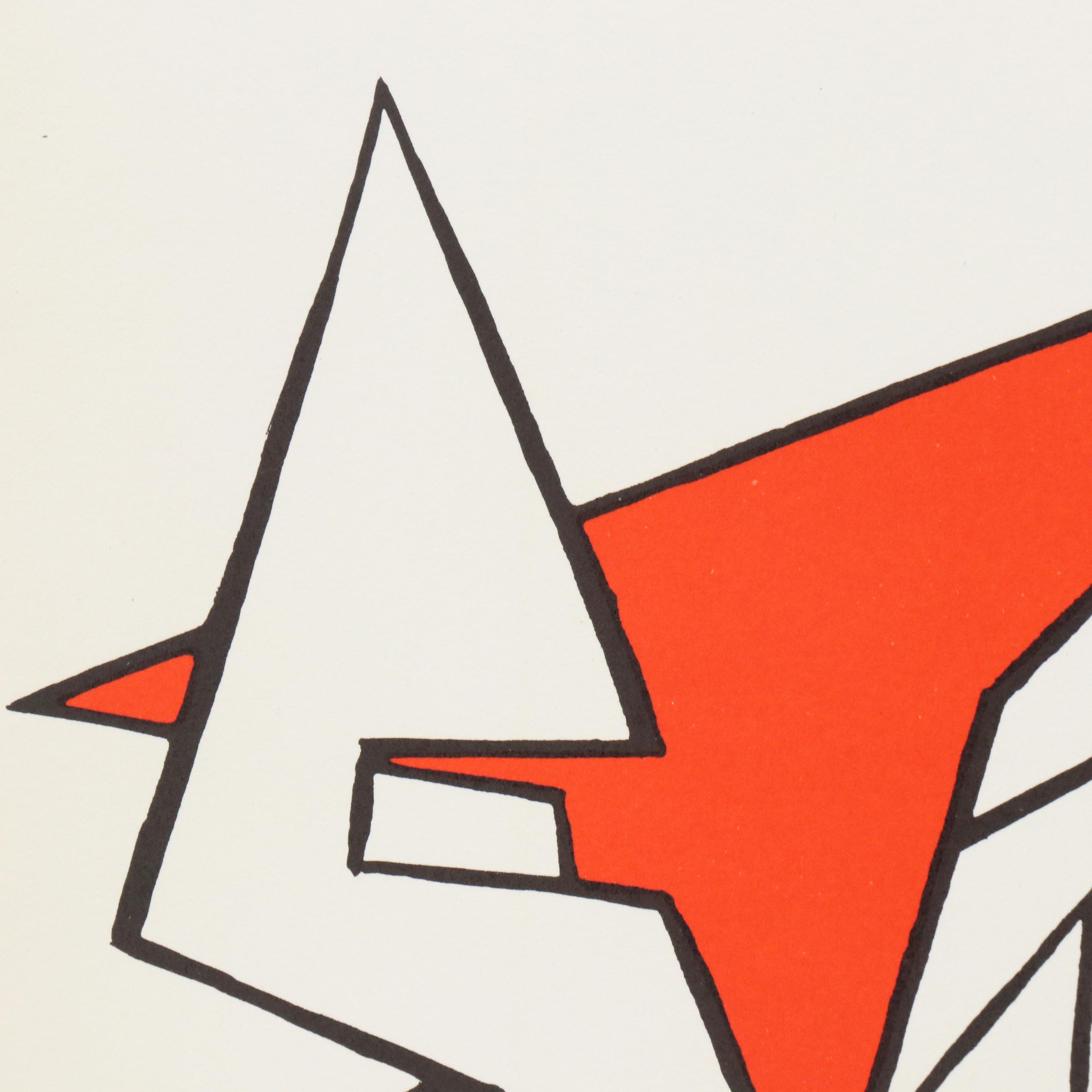 Alexander Calder Lithograph Cover of Derrière le Miroir, 1963