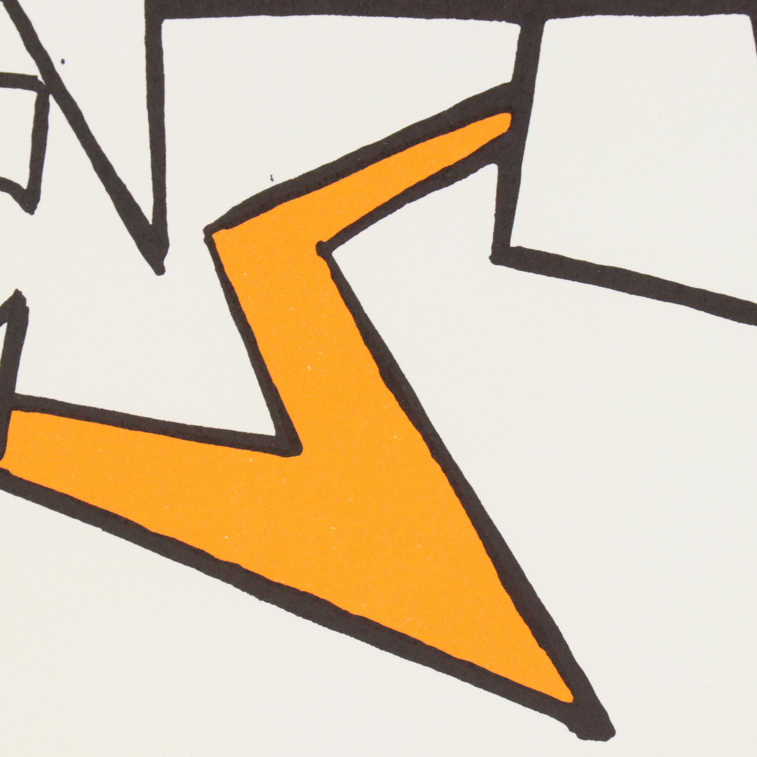 Alexander Calder Lithograph Cover of Derrière le Miroir, 1963