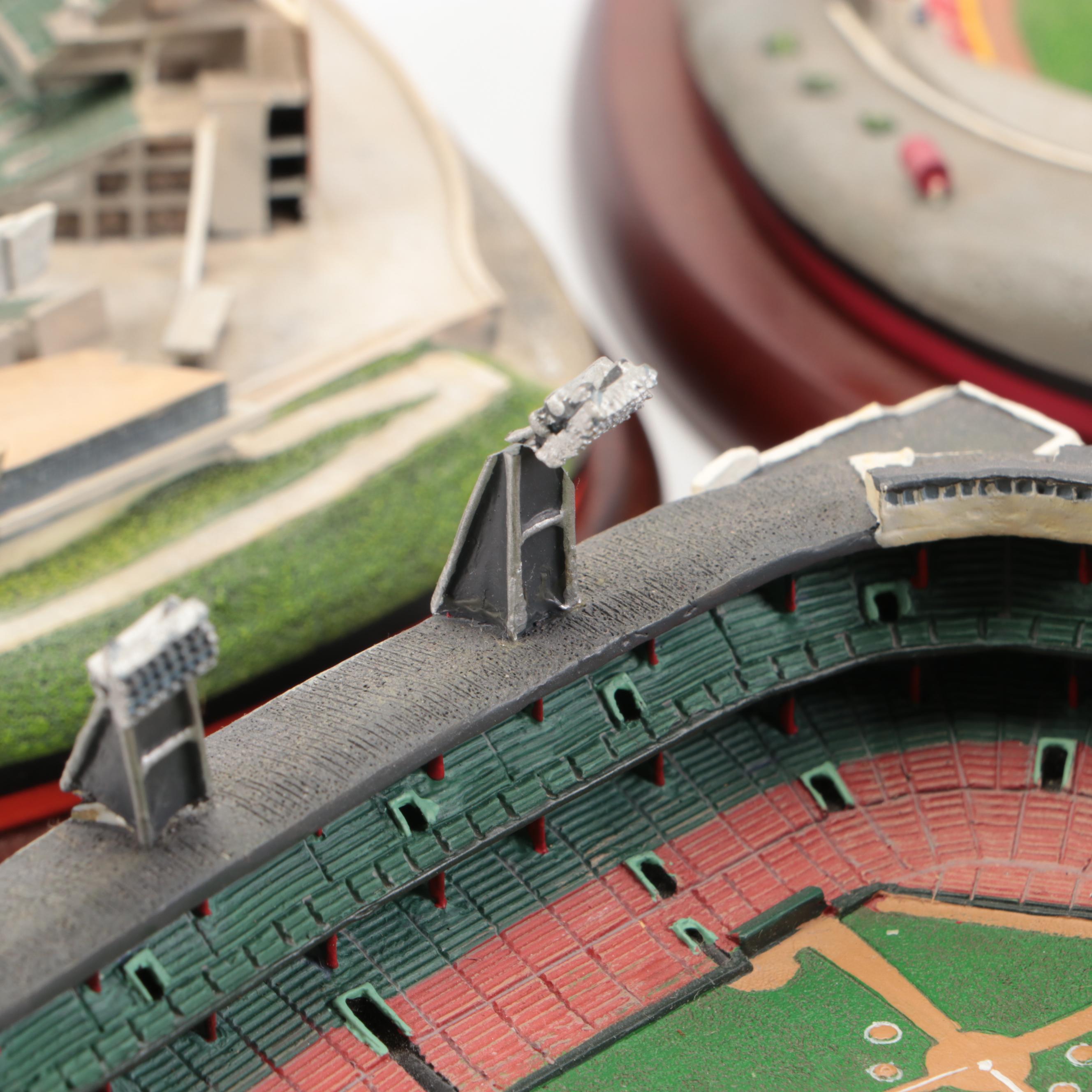 Danbury Mint Crosley Field, Paul Brown Stadium, Great American Ballpark Figures