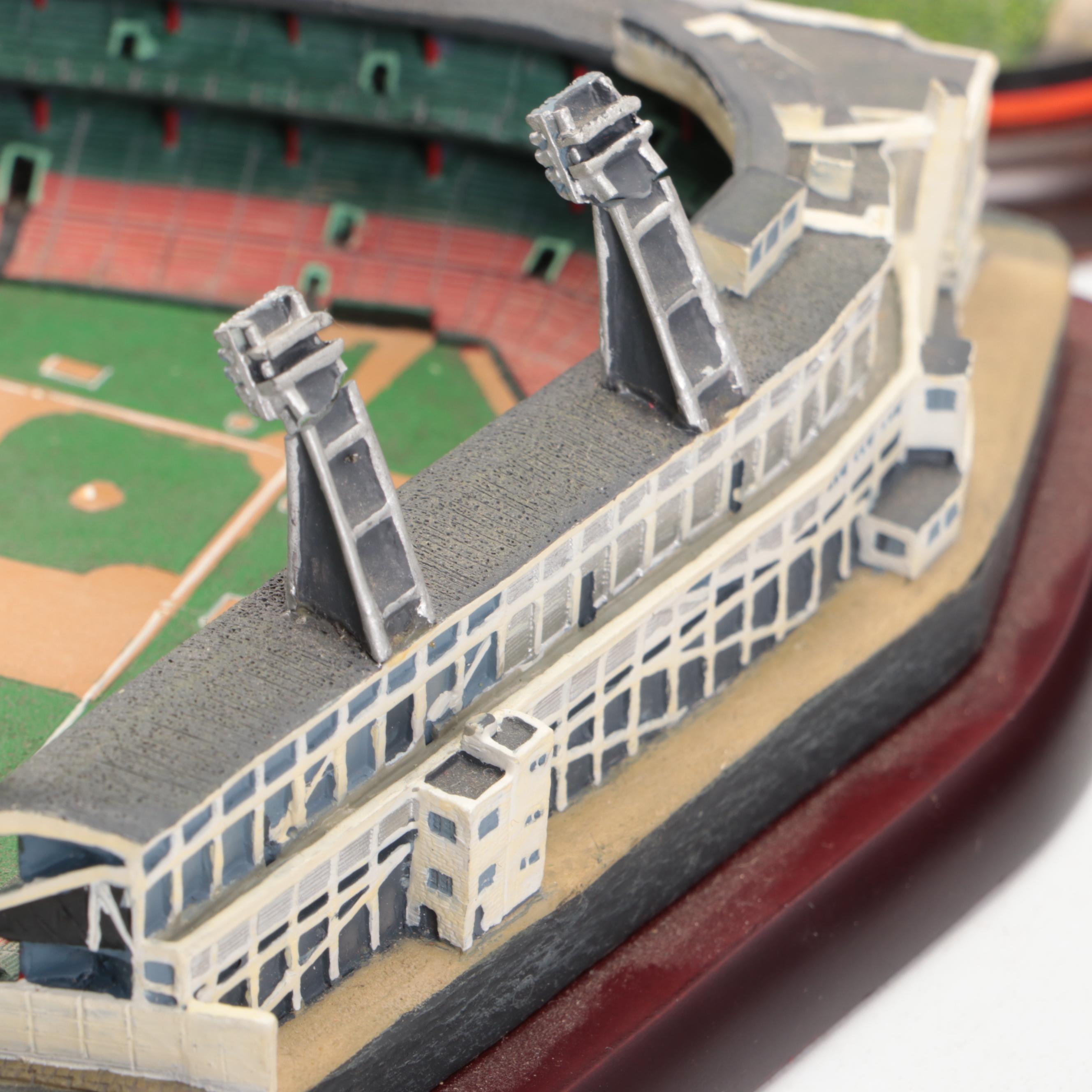 Danbury Mint Crosley Field, Paul Brown Stadium, Great American Ballpark Figures