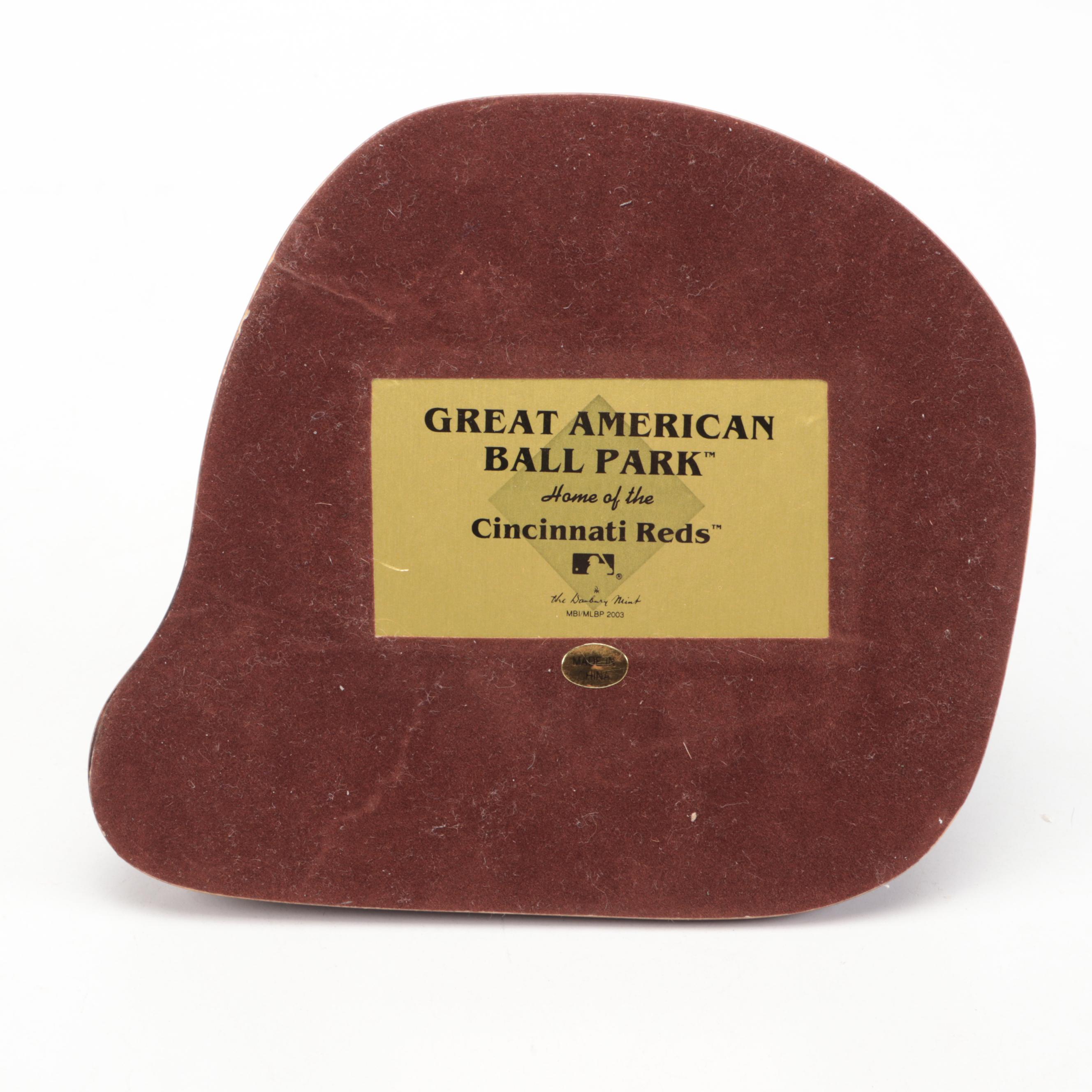 Danbury Mint Crosley Field, Paul Brown Stadium, Great American Ballpark Figures