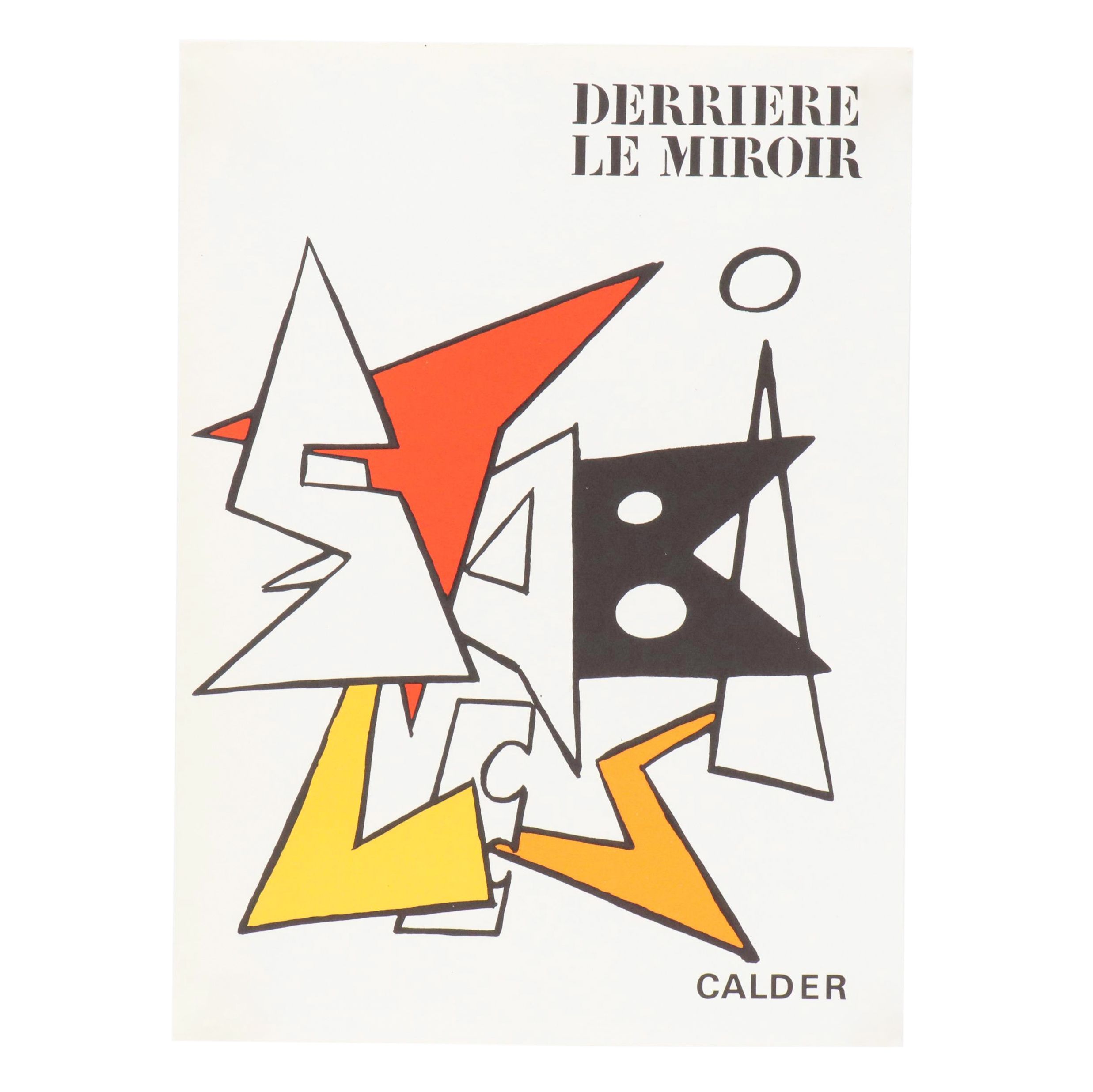 Alexander Calder Lithograph Cover of Derrière le Miroir, 1963