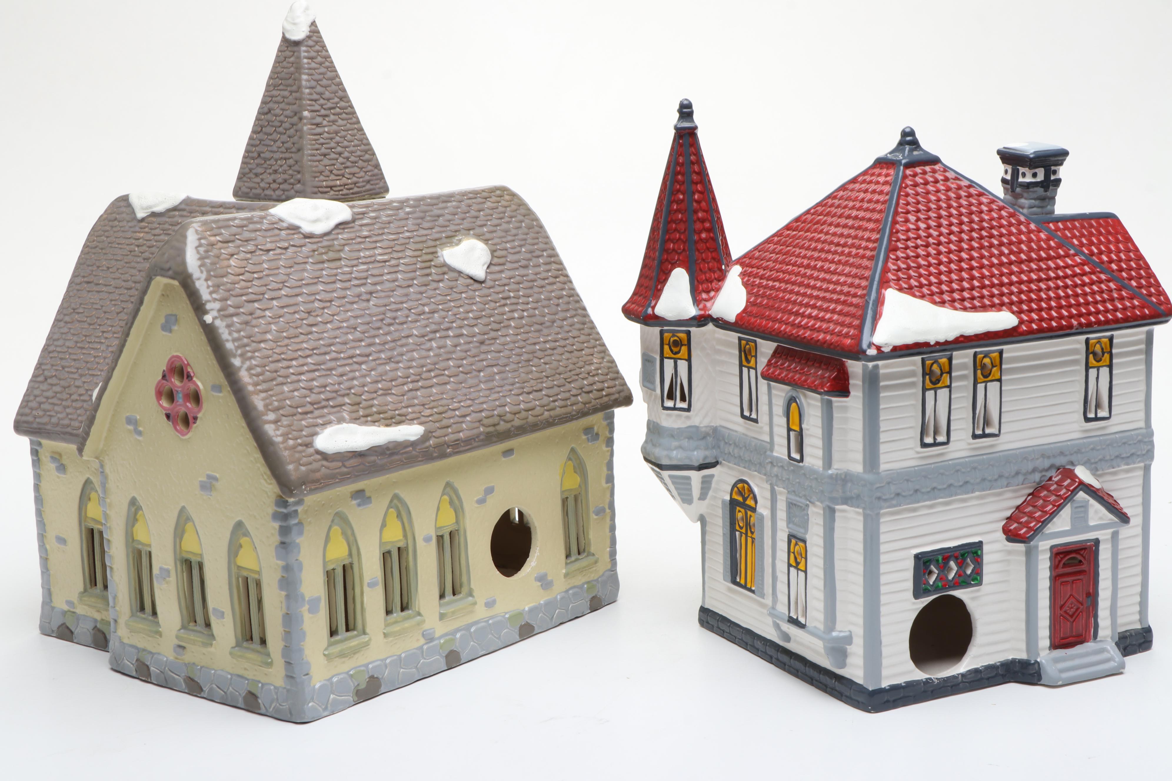 Department 56 Porcelain Christmas Village Featuring "Museum of Art" and More