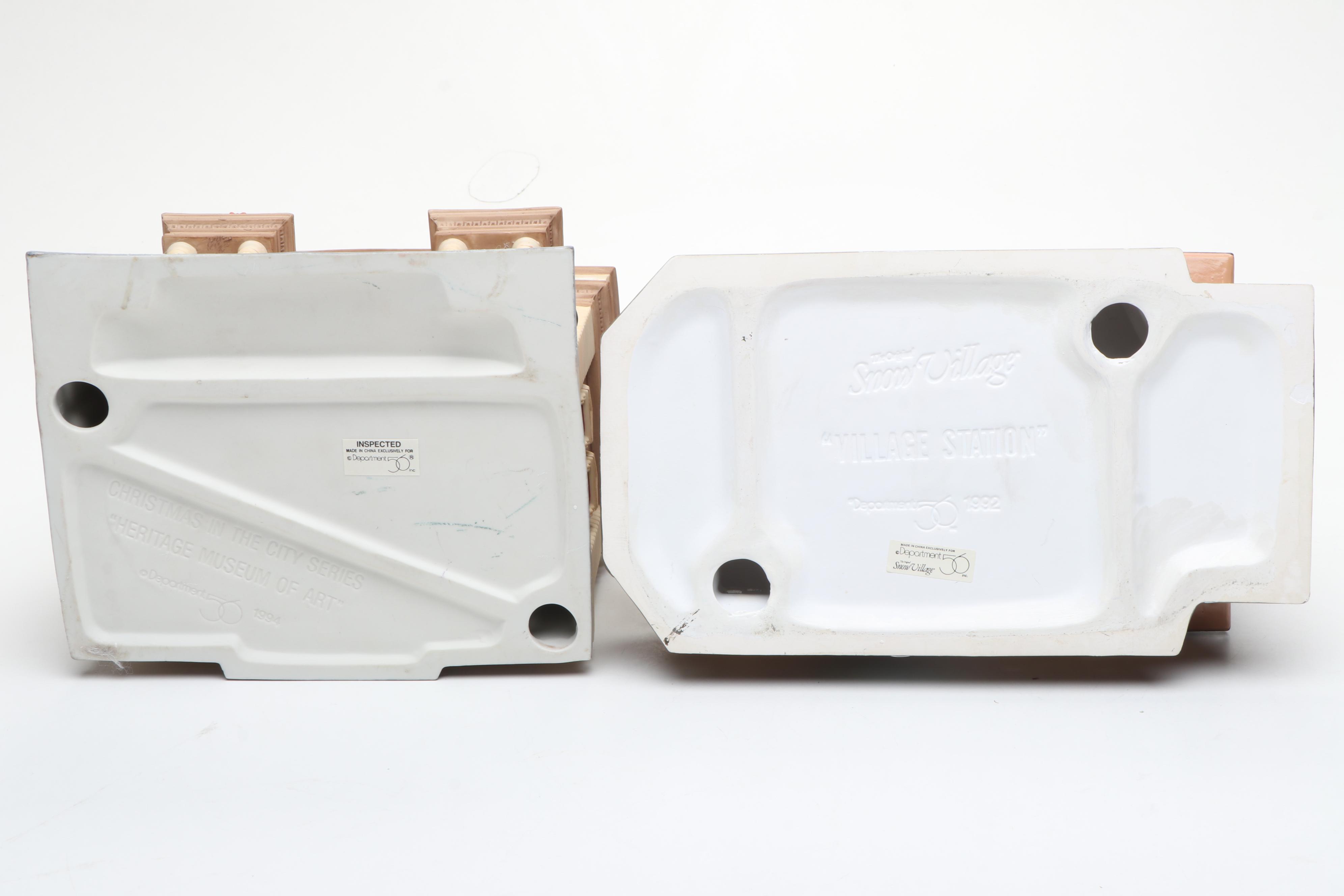 Department 56 Porcelain Christmas Village Featuring "Museum of Art" and More