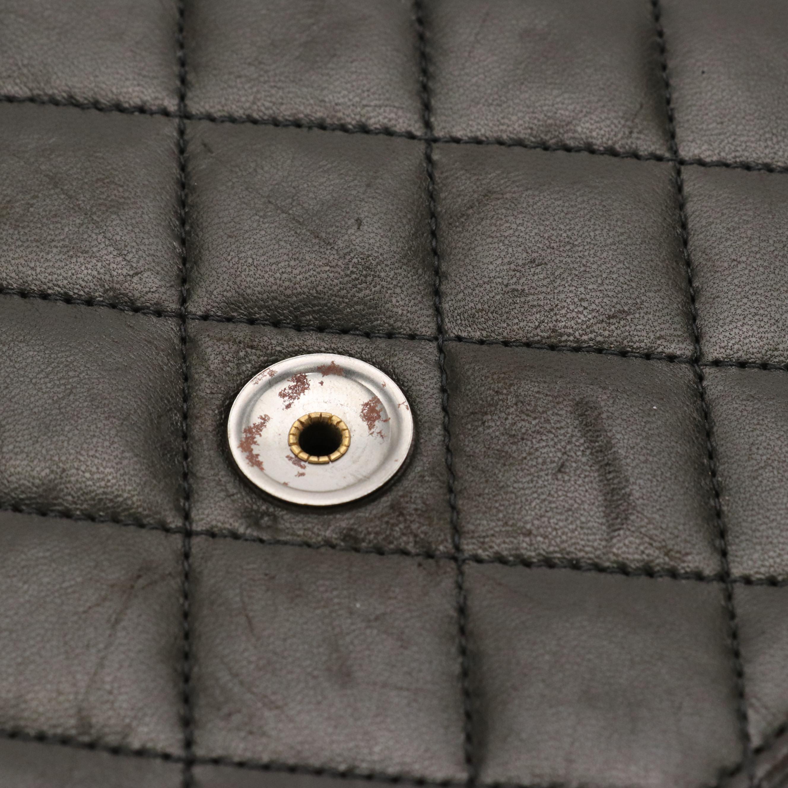 Chanel CC Small Shoulder Bag in Quilted Lambskin Leather with Box