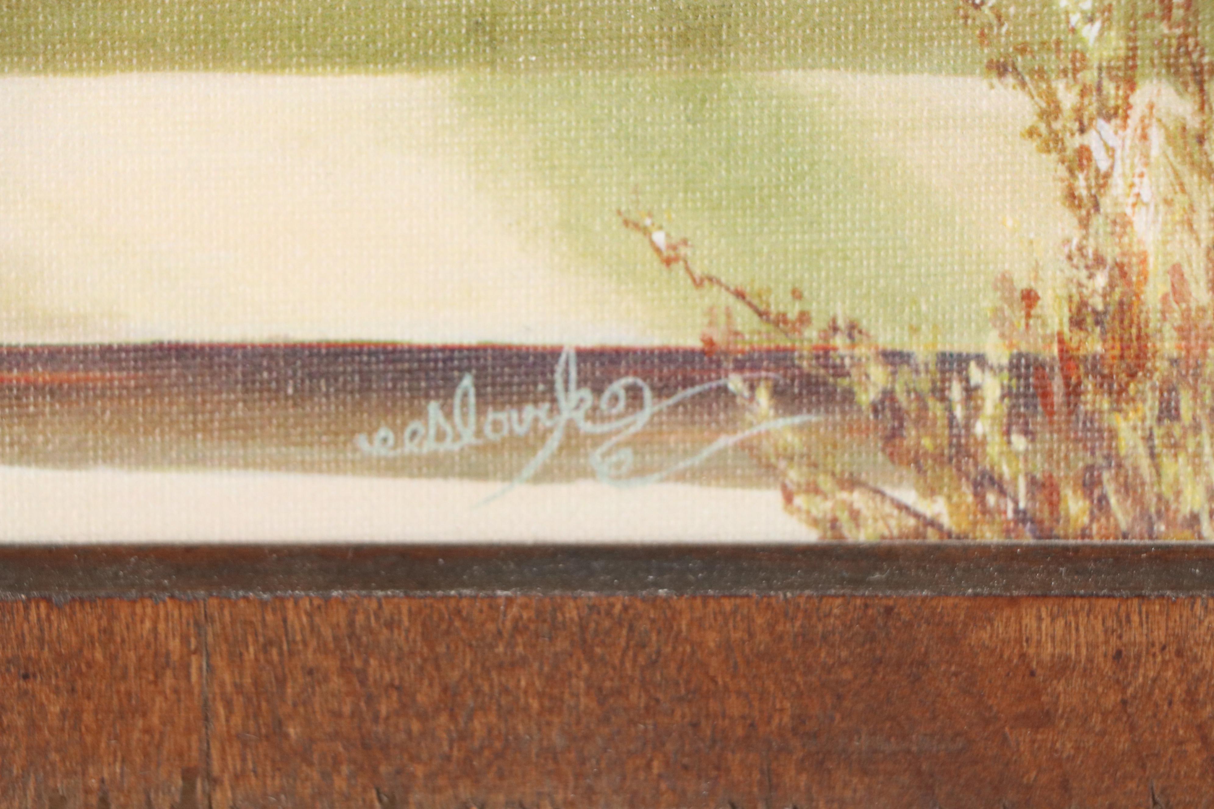 Emily Sloviko Giclée of a Dog "Shorthair Minding The Mill," 21st Century