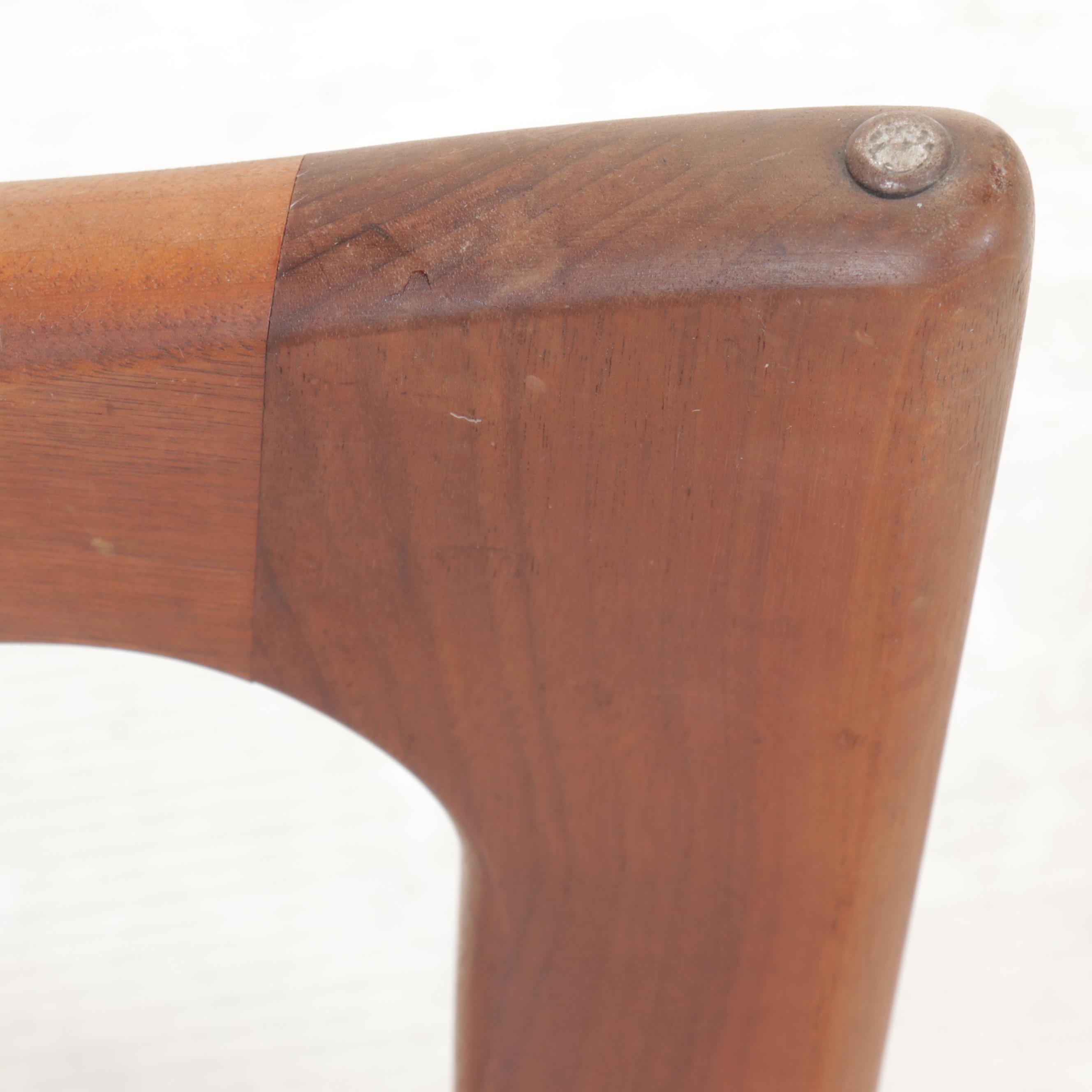 Adrian Pearsall Mid Century Modern Walnut Coffee Table with Surfboard Glass Top