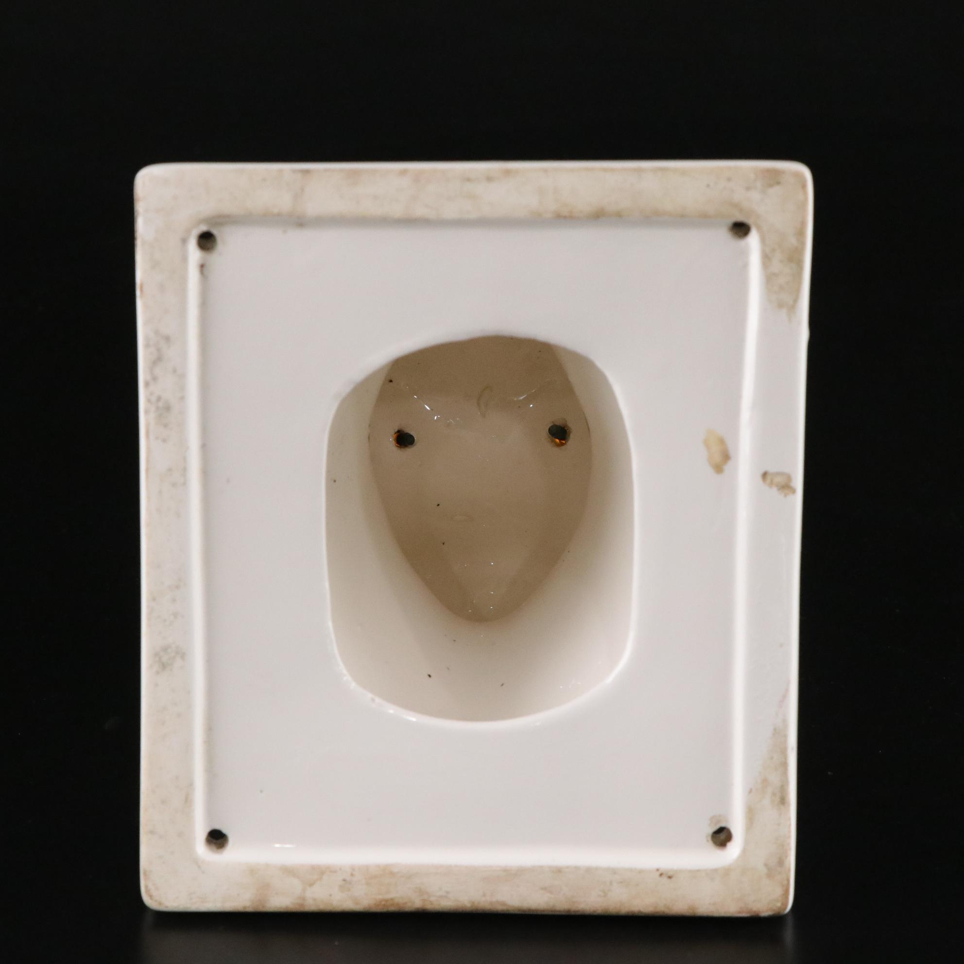 Ceramic Cow Towel & Apron Wall Hanger