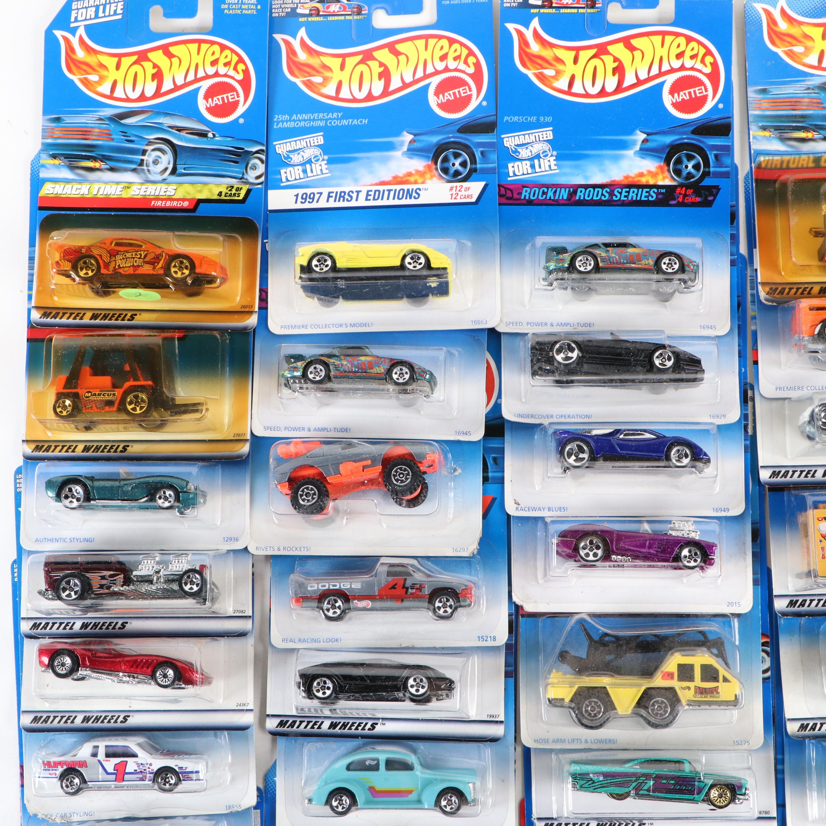 Hot Wheels "Firebird," "Flame Stopper," "Porsche 300" and More Toy Cars