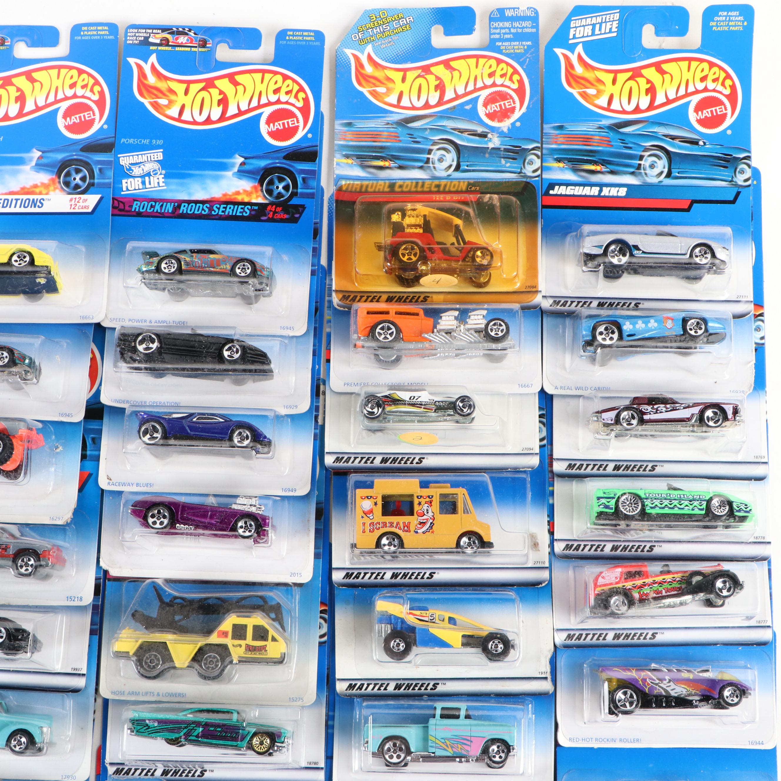 Hot Wheels "Firebird," "Flame Stopper," "Porsche 300" and More Toy Cars