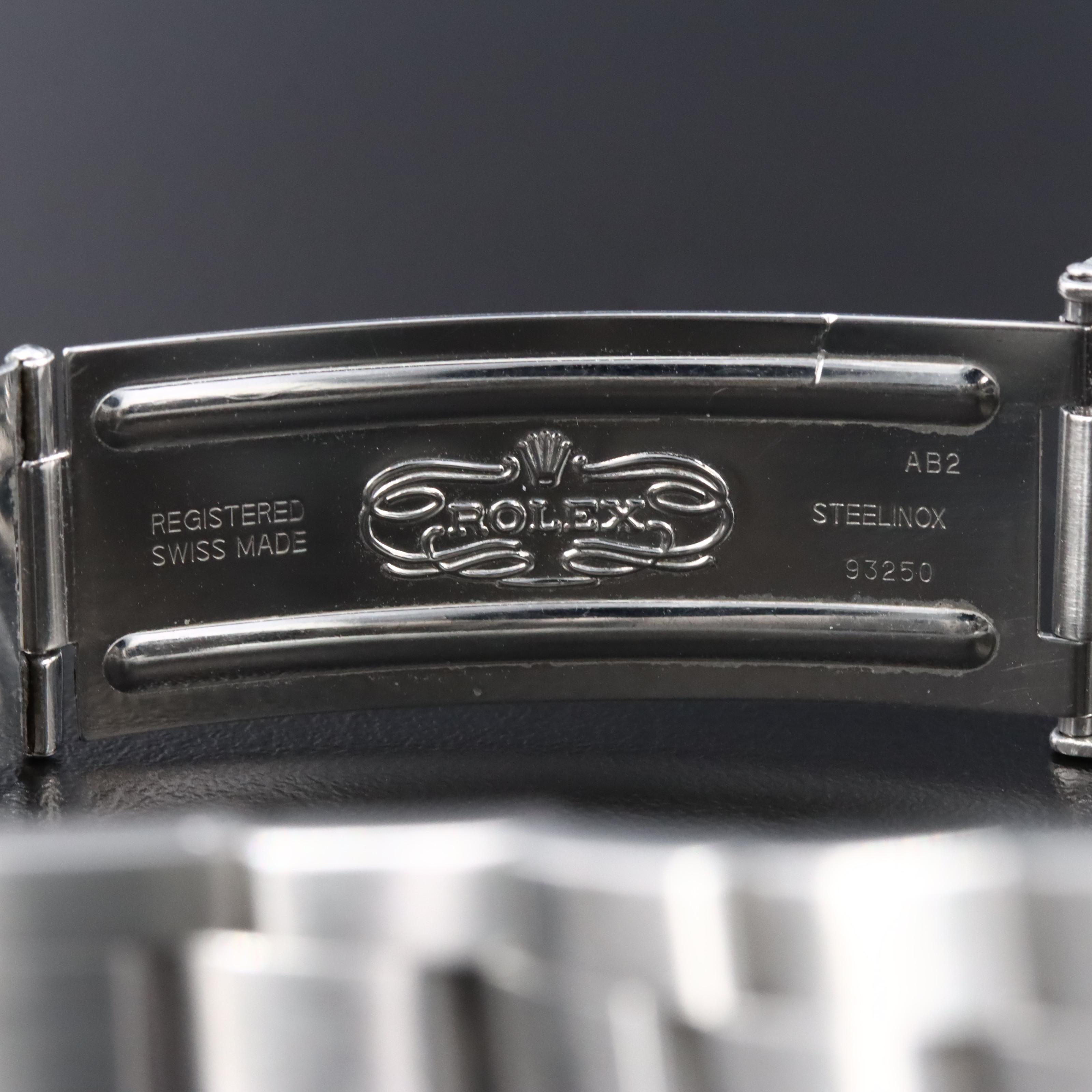 Rolex Submariner Date 16610 Black Steel Watch c.1999