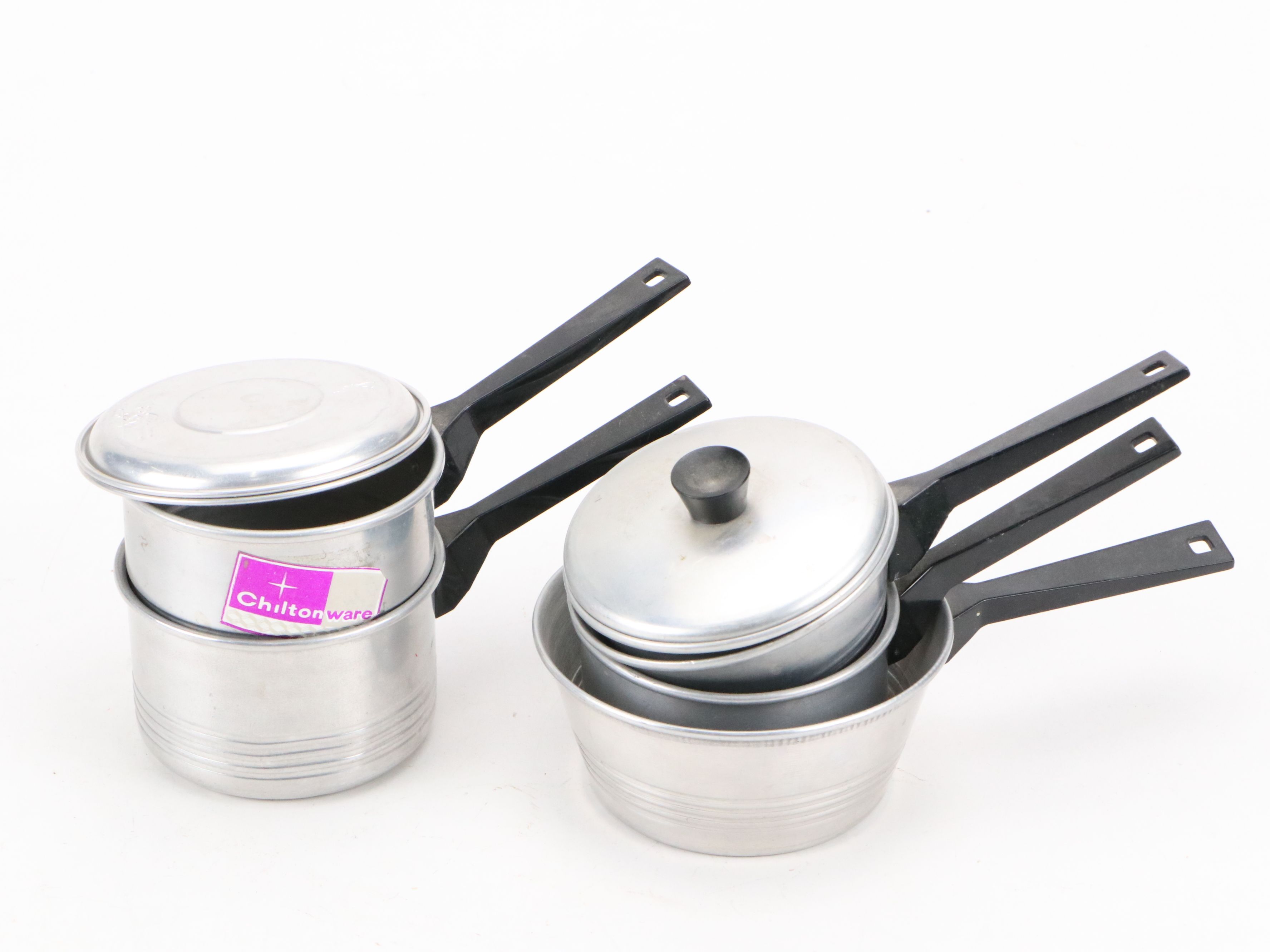 Wooden Toys with Children's Miniature Solingen Flatware and Other Kitchen Tools