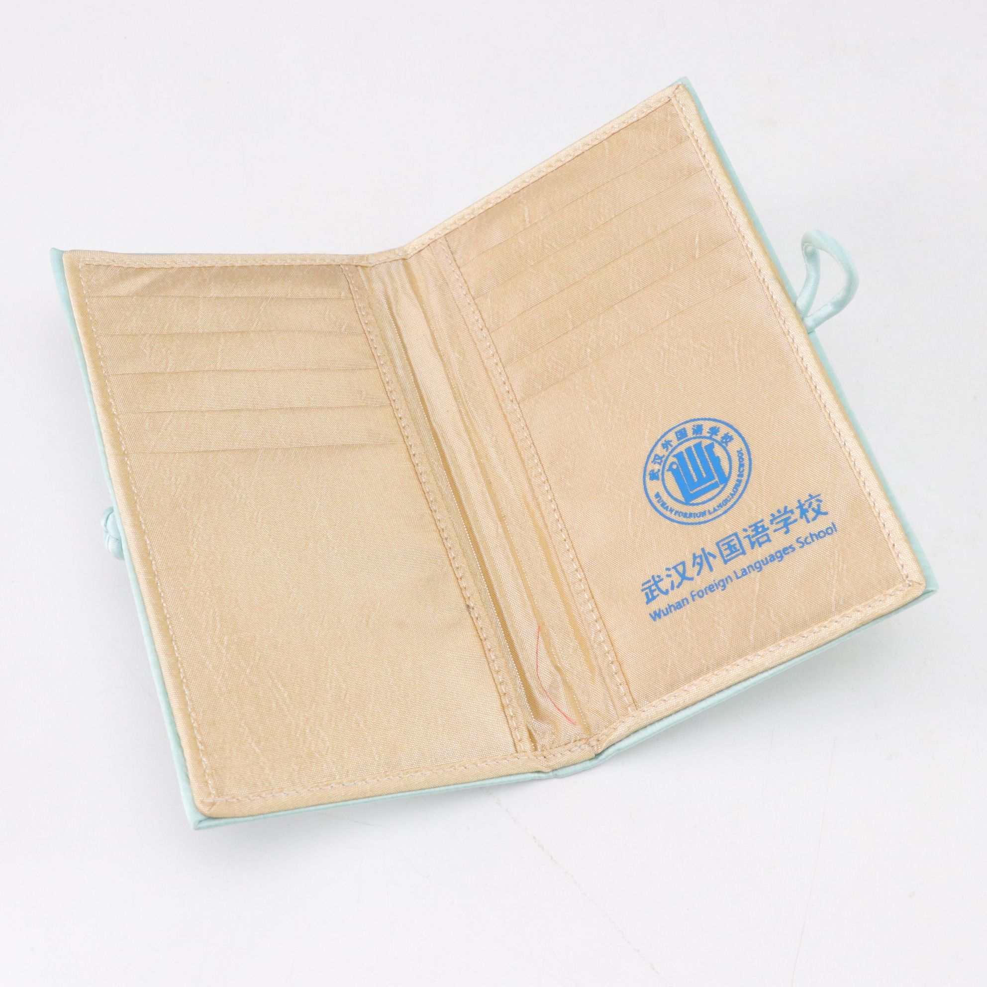 Wuhan China Silk Stamp Album, Silk Card Holder and Collector Plate With Stand