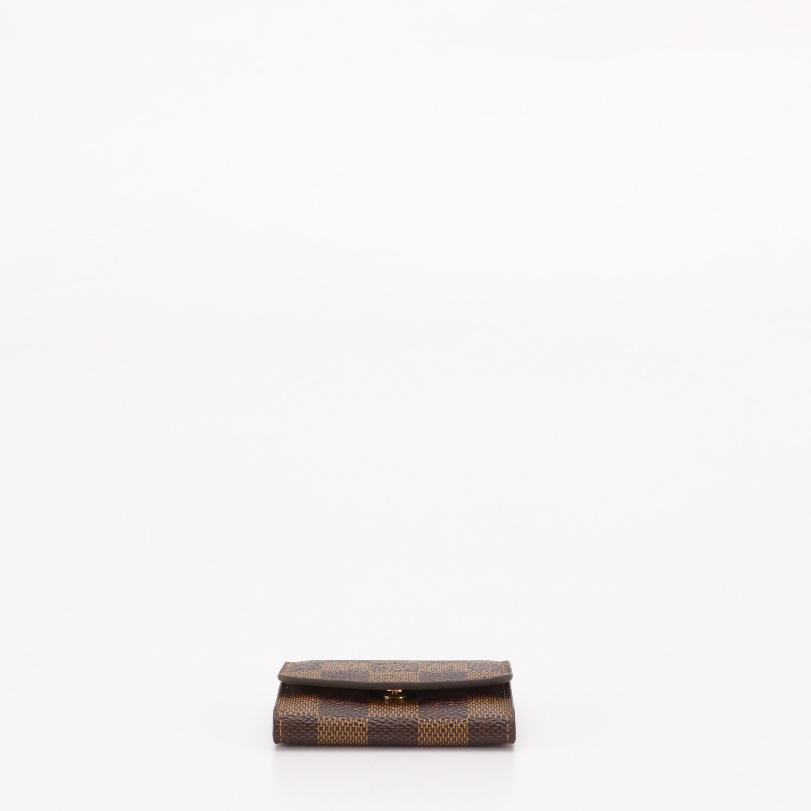 Louis Vuitton Cufflink Case in Damier Ebene Canvas