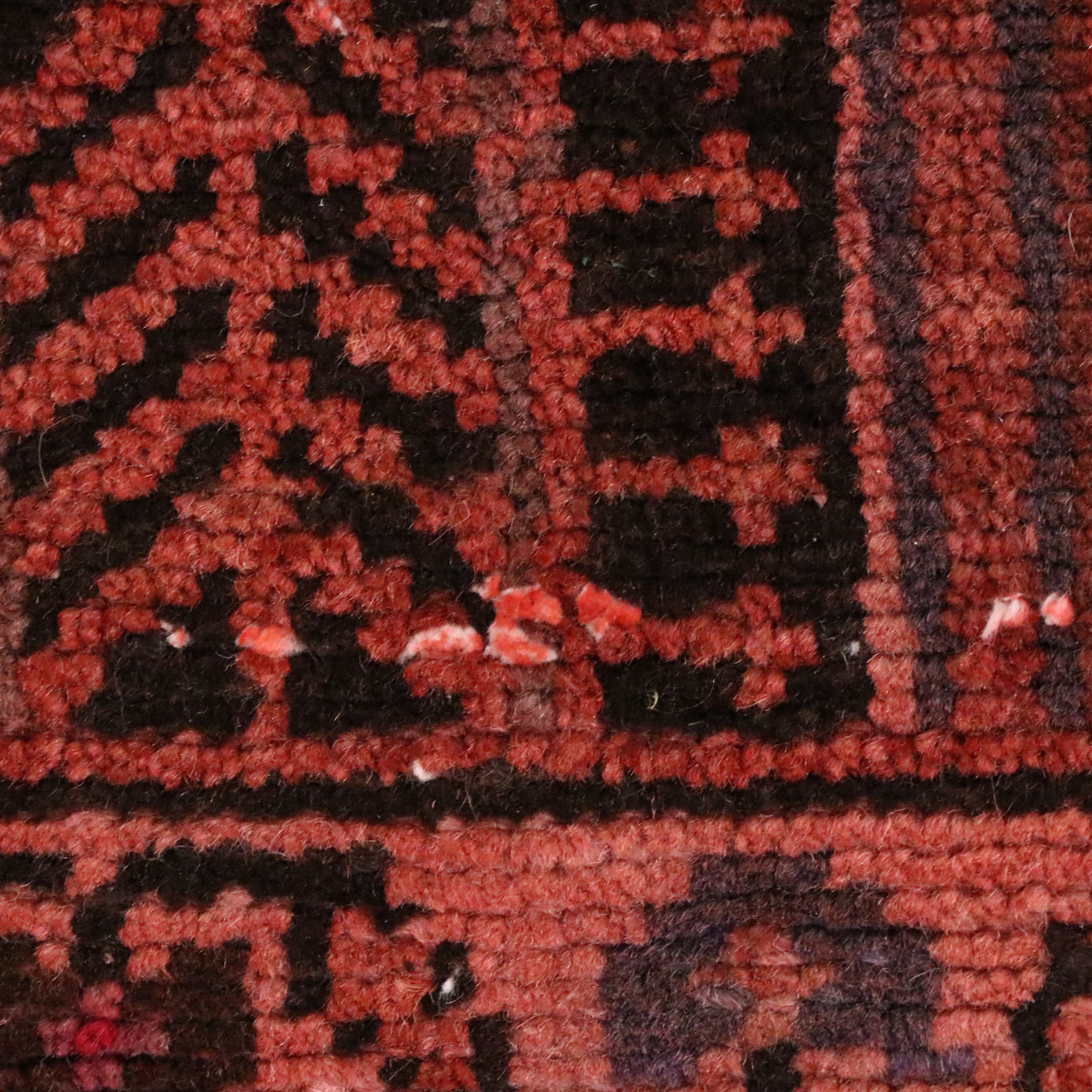 2'11 x 11'1 Hand-Knotted Persian Qashqai Remnant Carpet Runner