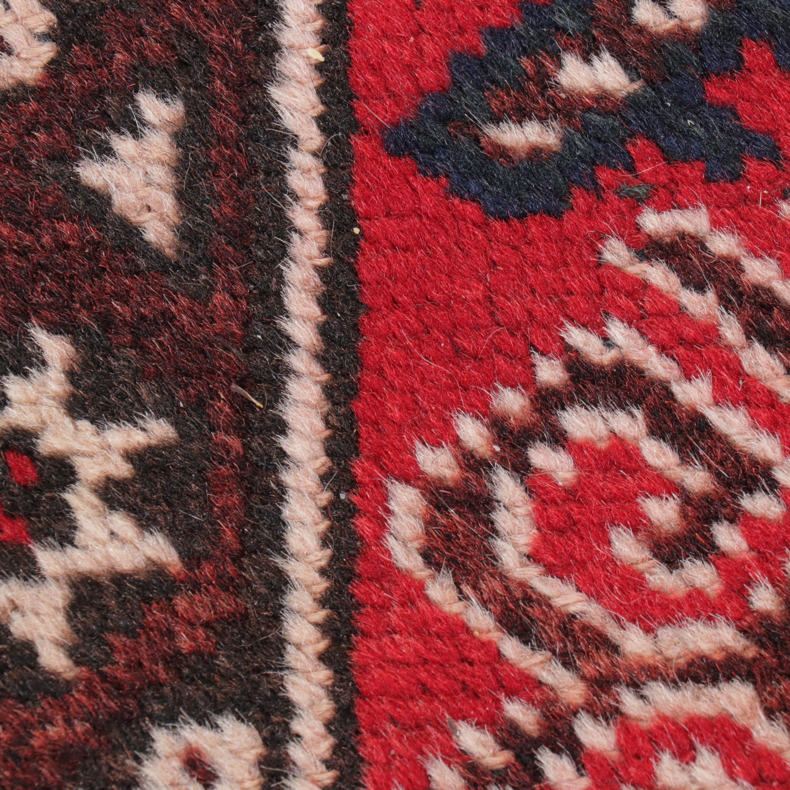 4'4 x 6'7 Hand-Knotted Afghan Baluch Area Rug