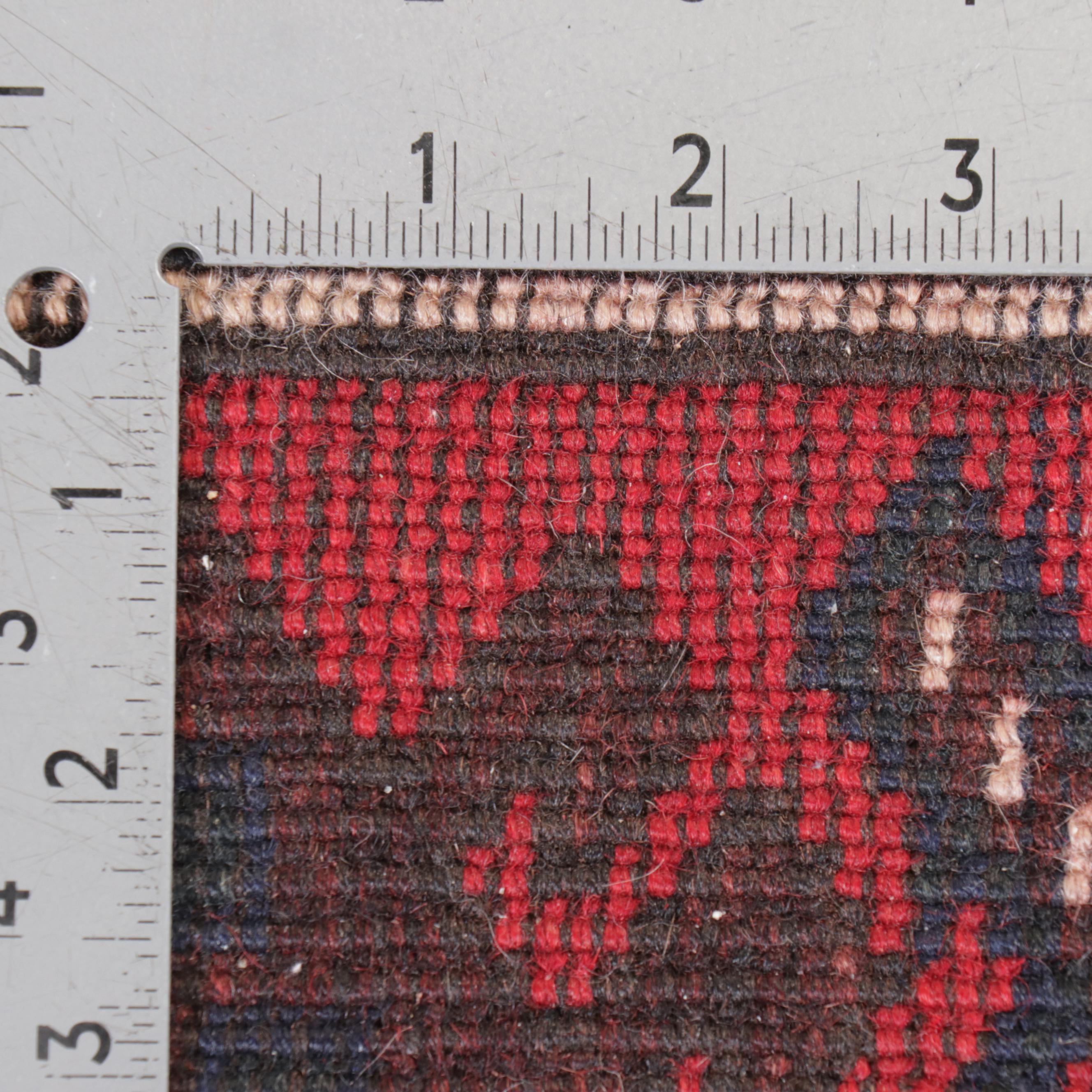 4'4 x 6'7 Hand-Knotted Afghan Baluch Area Rug