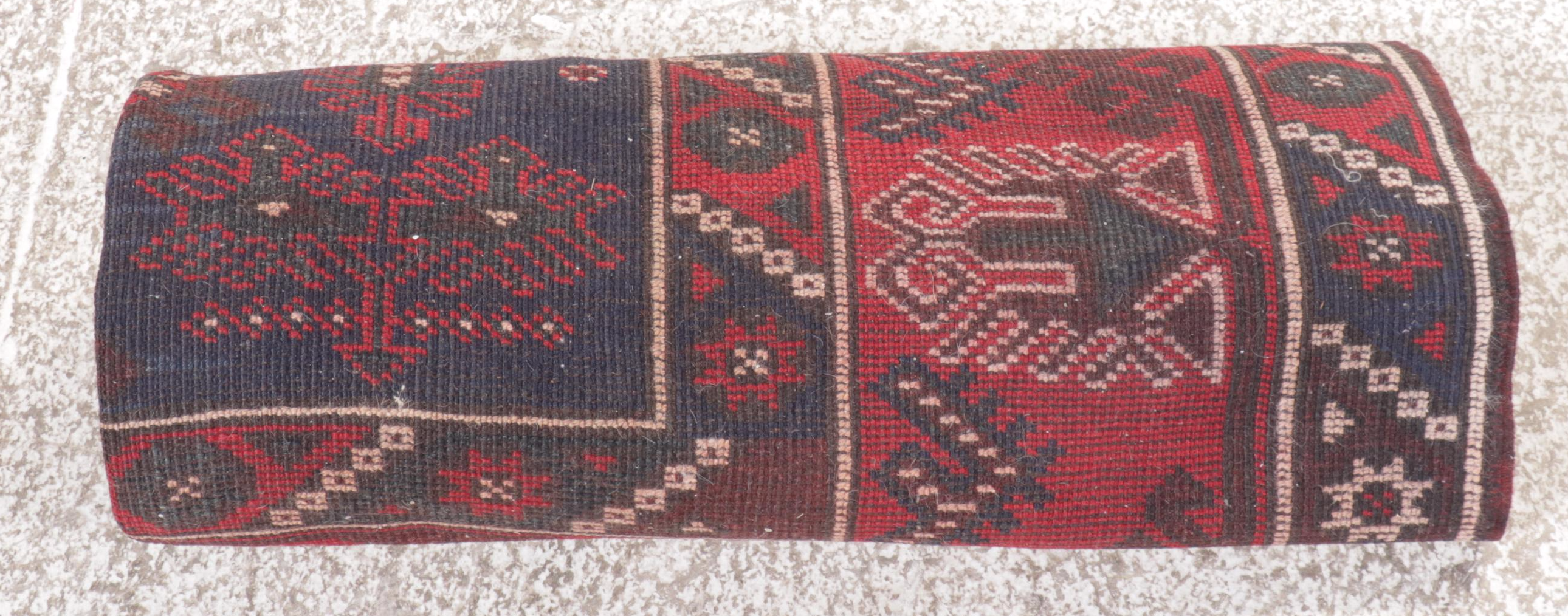 4'4 x 6'7 Hand-Knotted Afghan Baluch Area Rug