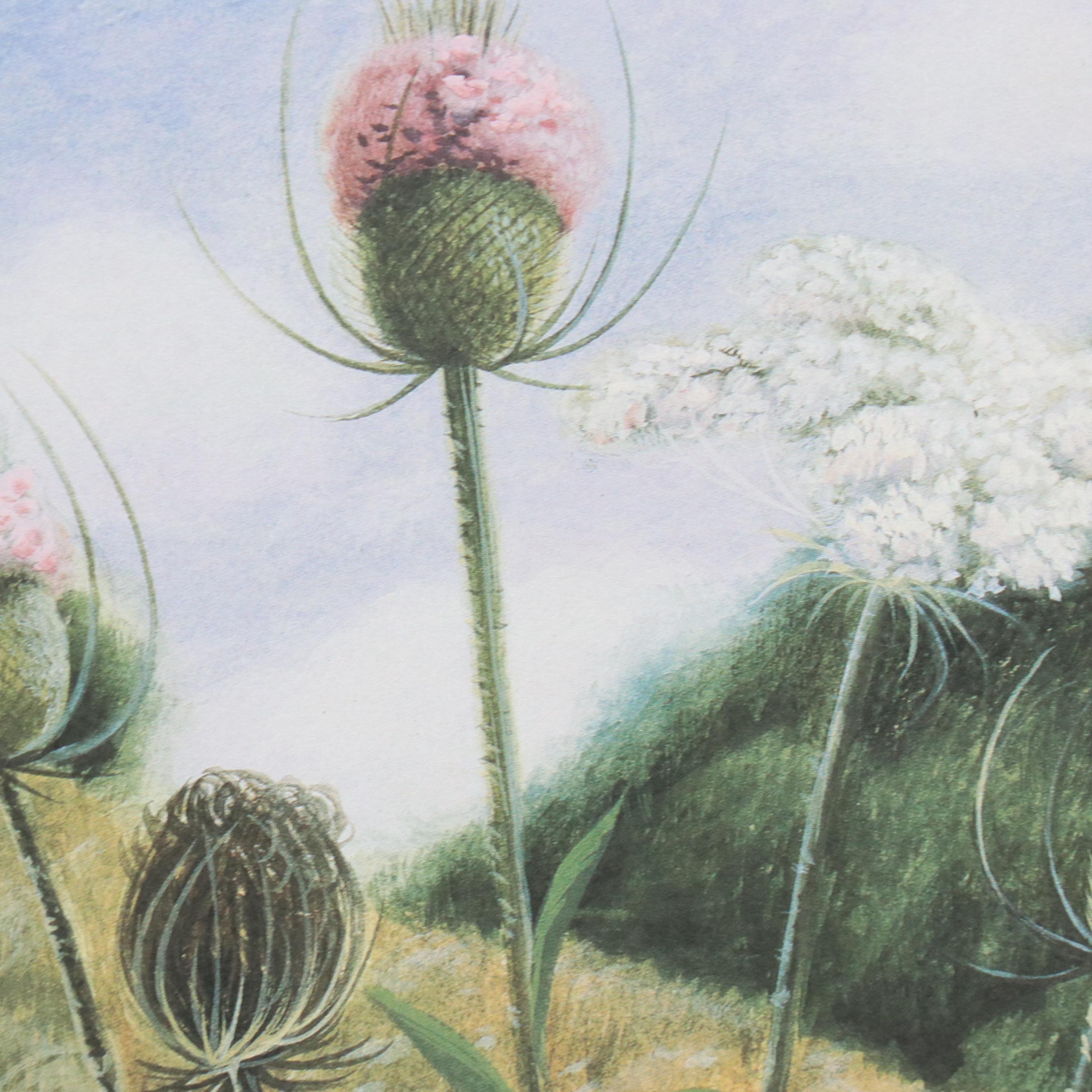 John Ruthven Offset Lithograph "Goldfinch," 1990