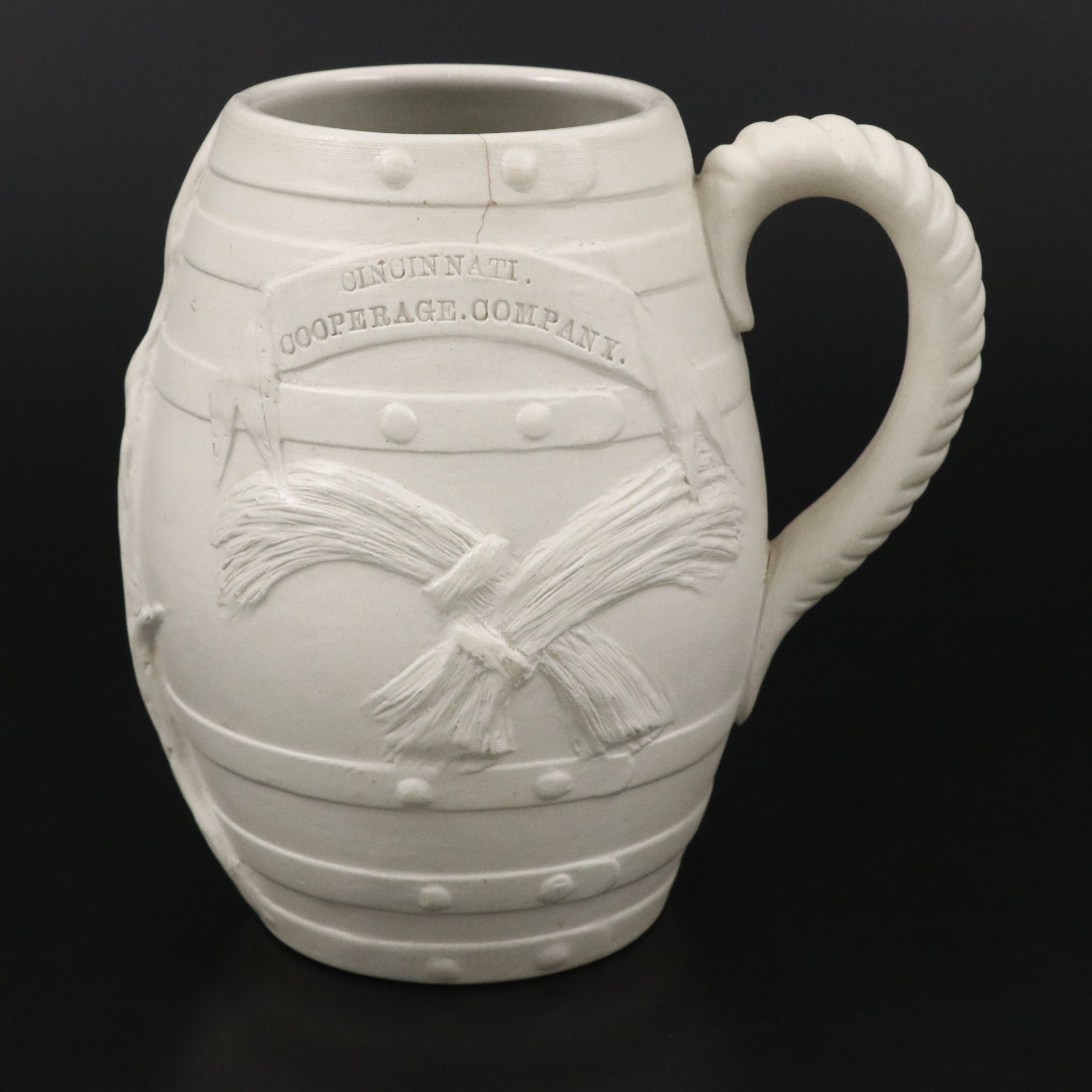 Rookwood Pottery for Cincinnati Cooperage Co. Ceramic Stein