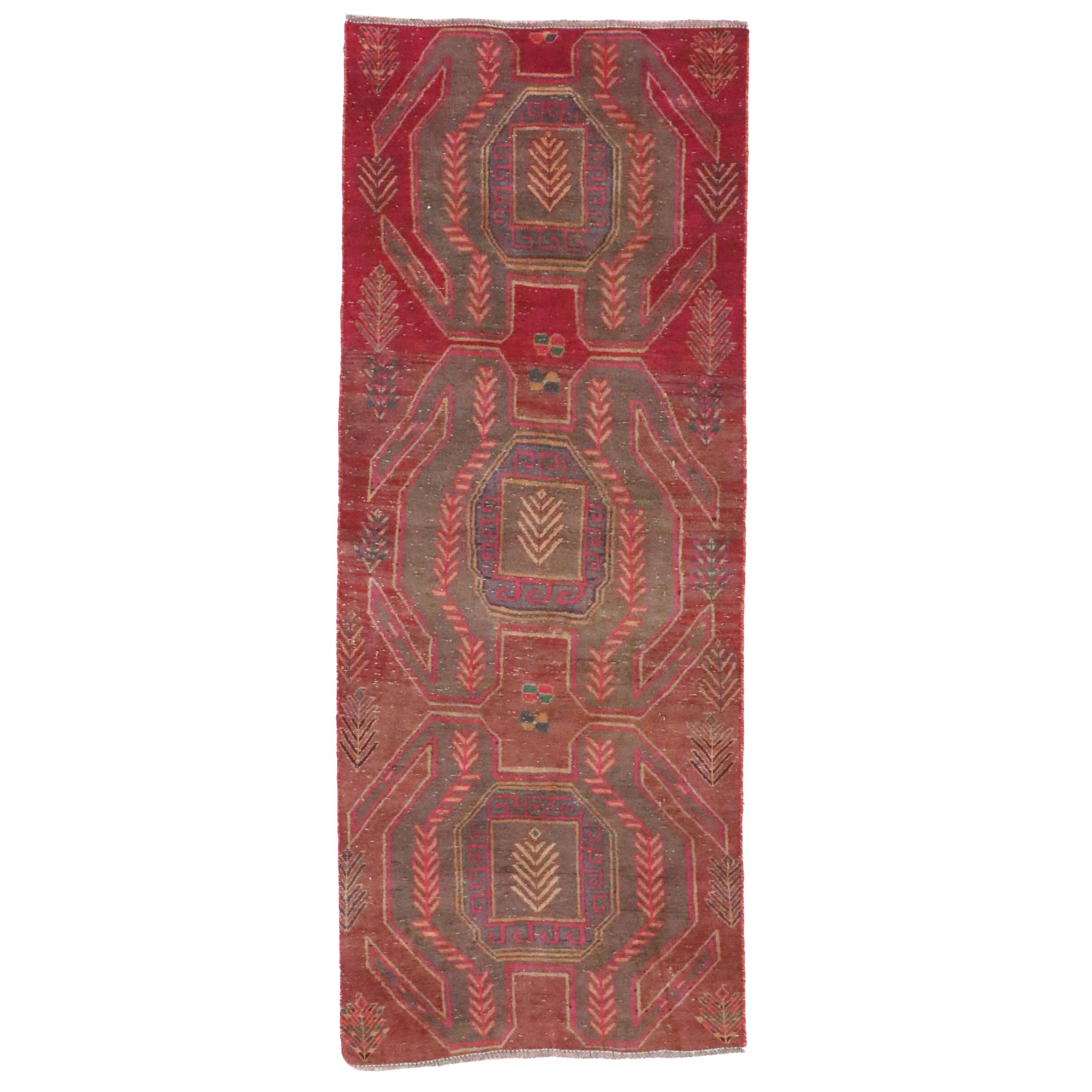 3'1 x 7'8 Hand-Knotted Caucasian Lenkoran Long Rug