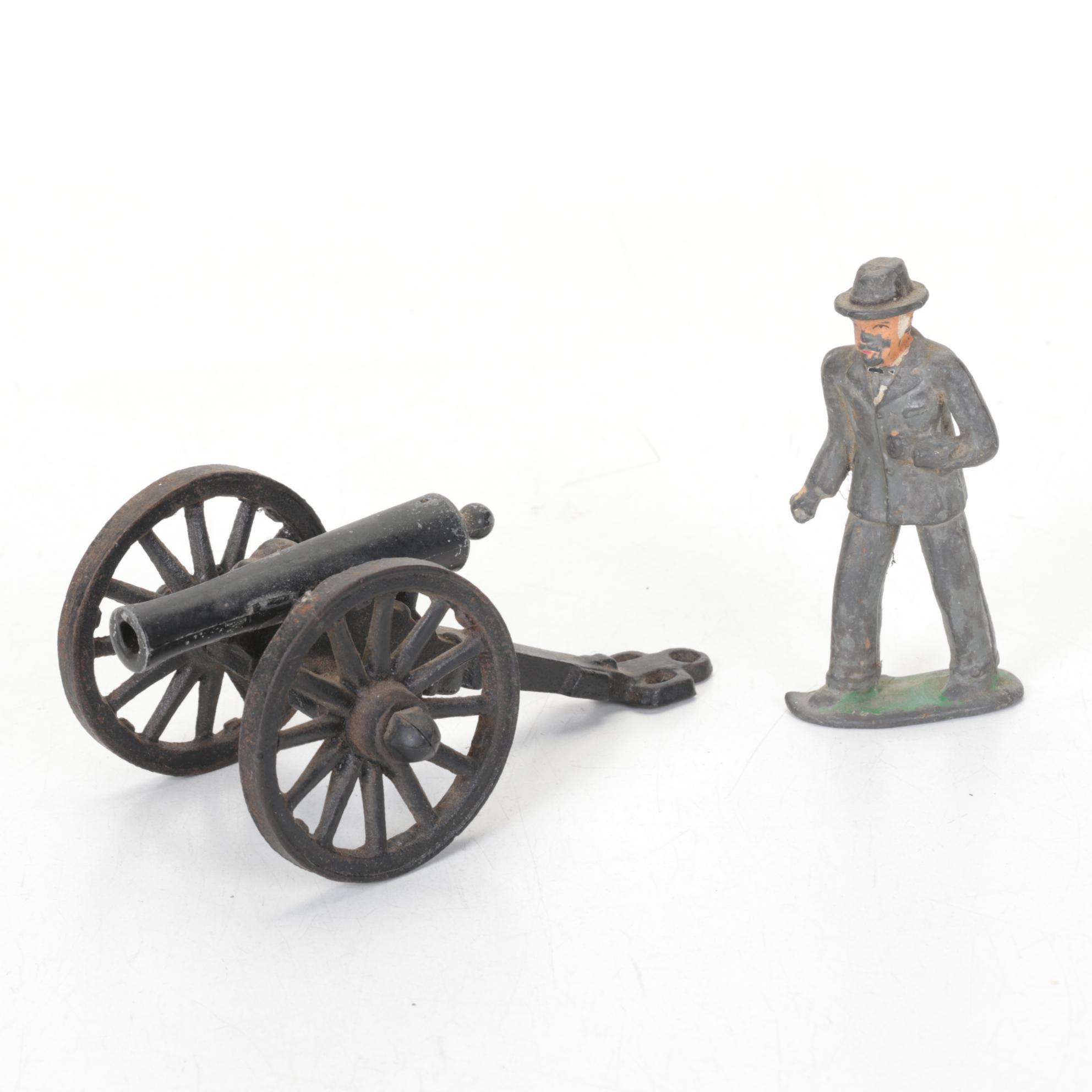 W. Britain Cast Toy Soldiers & Other Toys, Early to Mid 20th C.