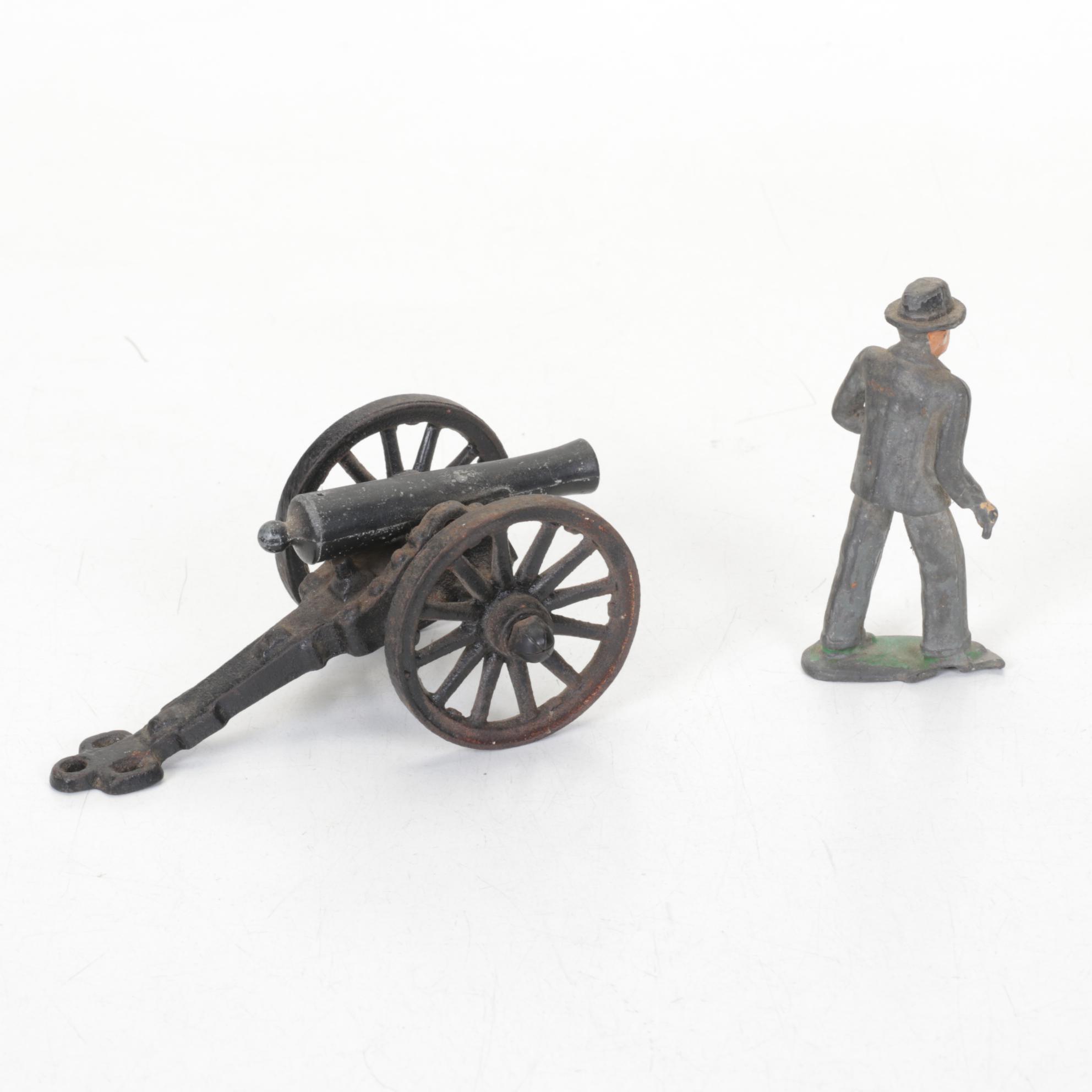 W. Britain Cast Toy Soldiers & Other Toys, Early to Mid 20th C.