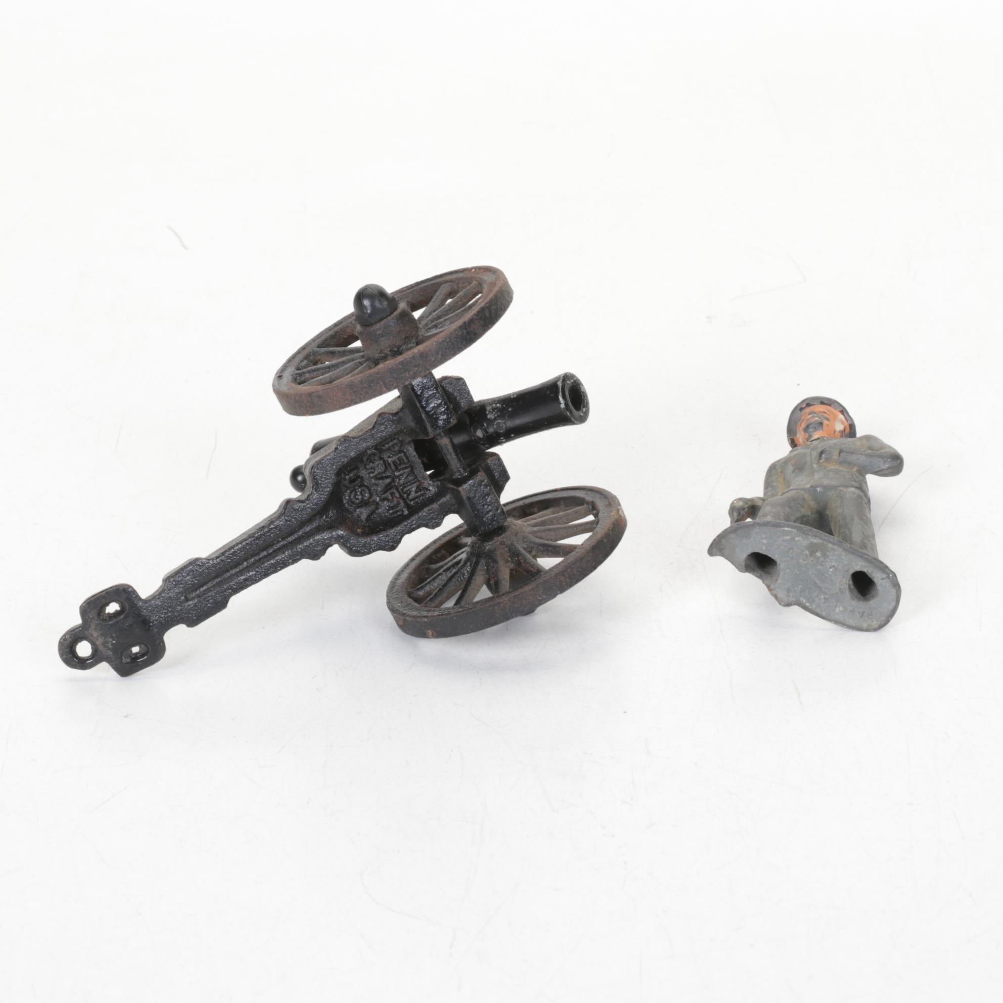 W. Britain Cast Toy Soldiers & Other Toys, Early to Mid 20th C.