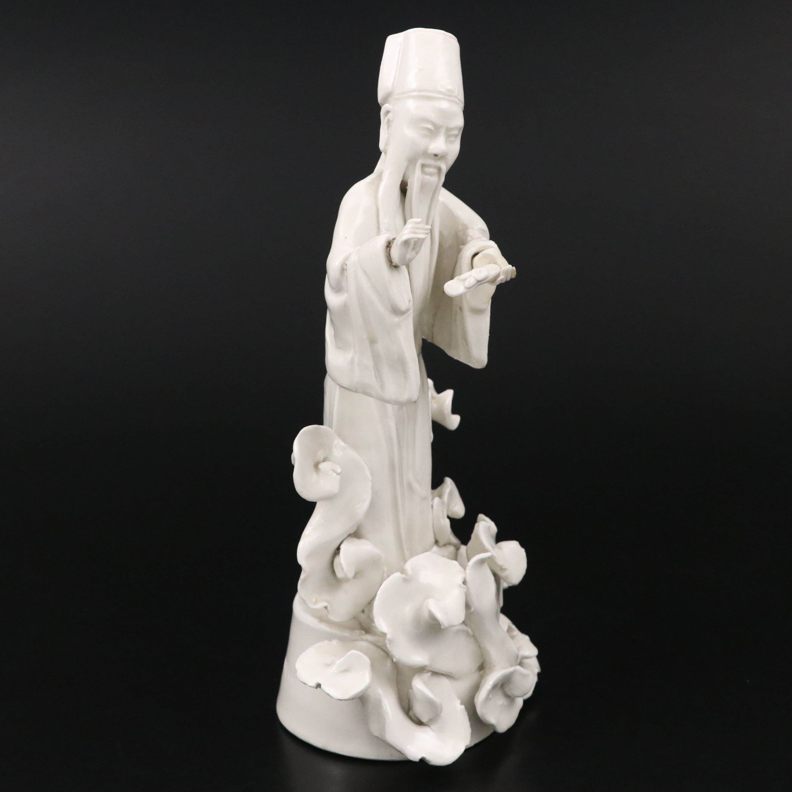 Chinese Porcelain Blanc de Chine Immortal Figurine