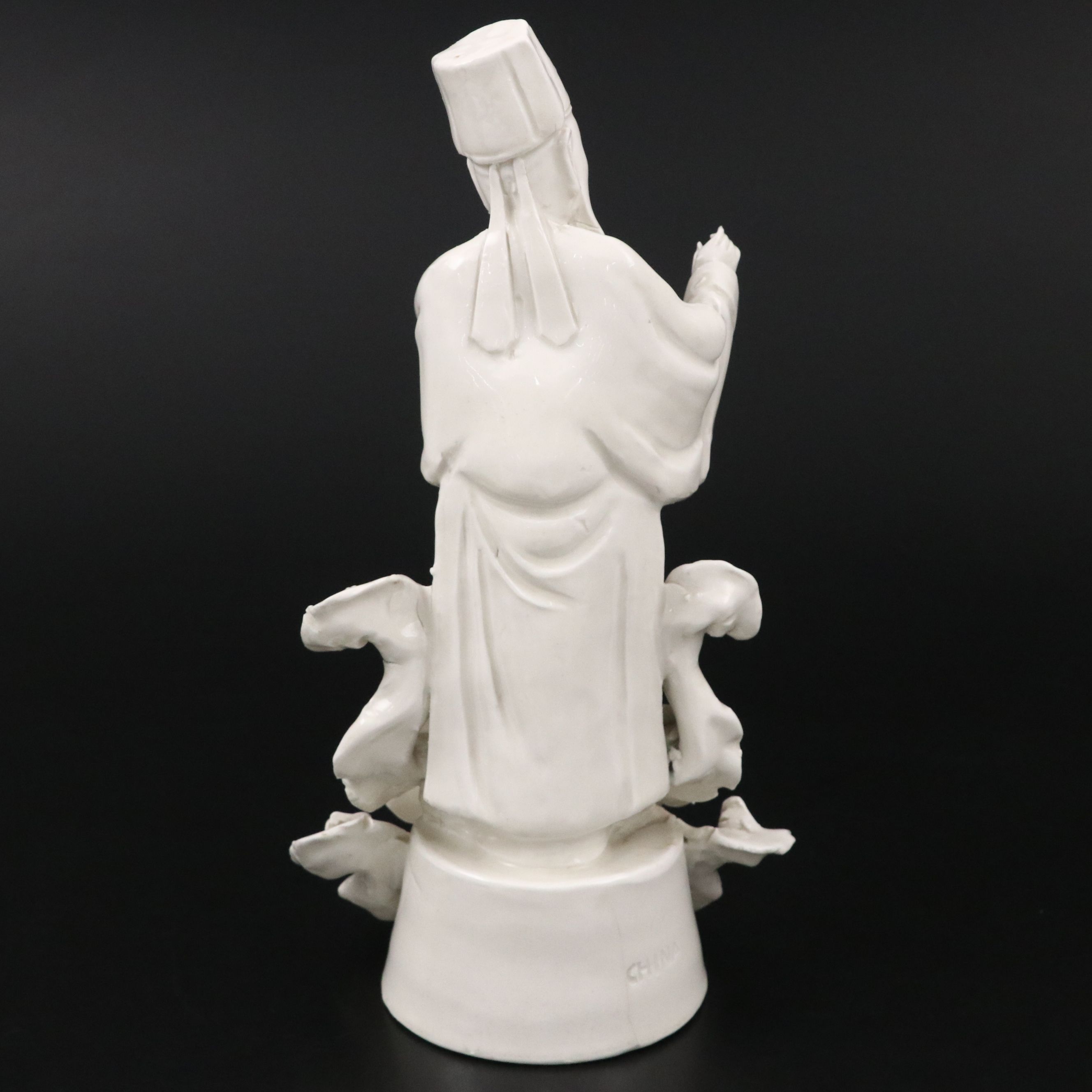 Chinese Porcelain Blanc de Chine Immortal Figurine