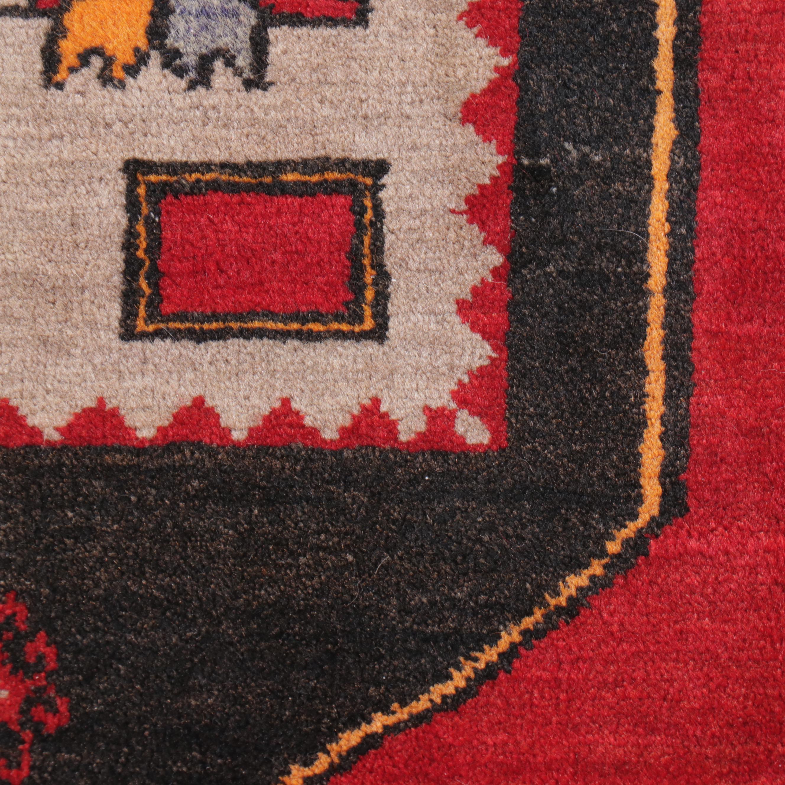 2' x 3'10 Hand-Knotted Turkish Accent Rug