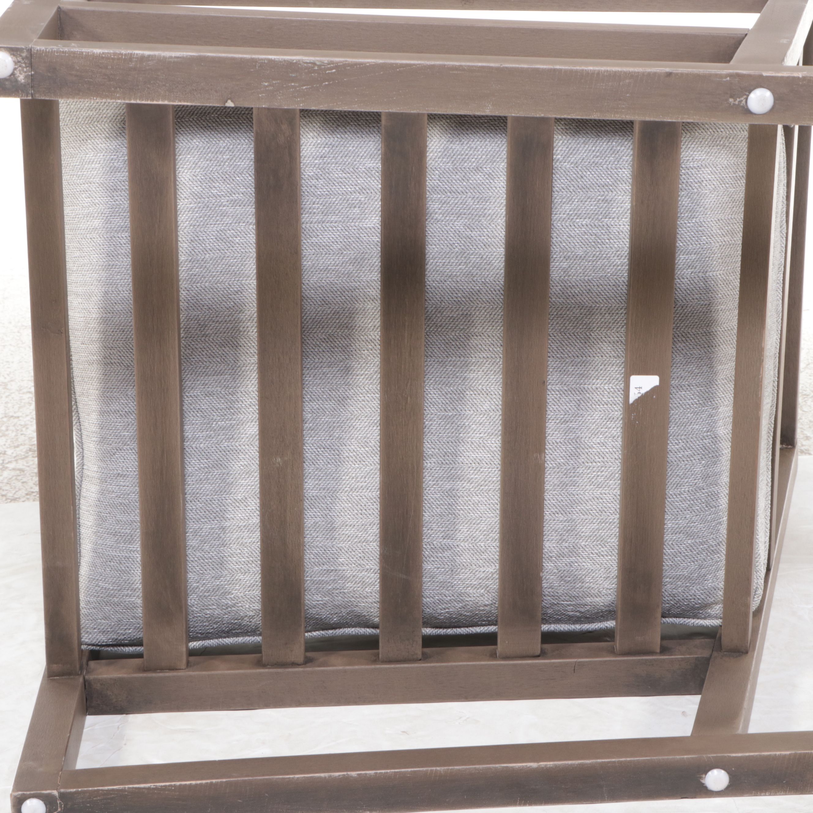 Mercana Contemporary Bleach Wood Accent Chair with Removable Cushions