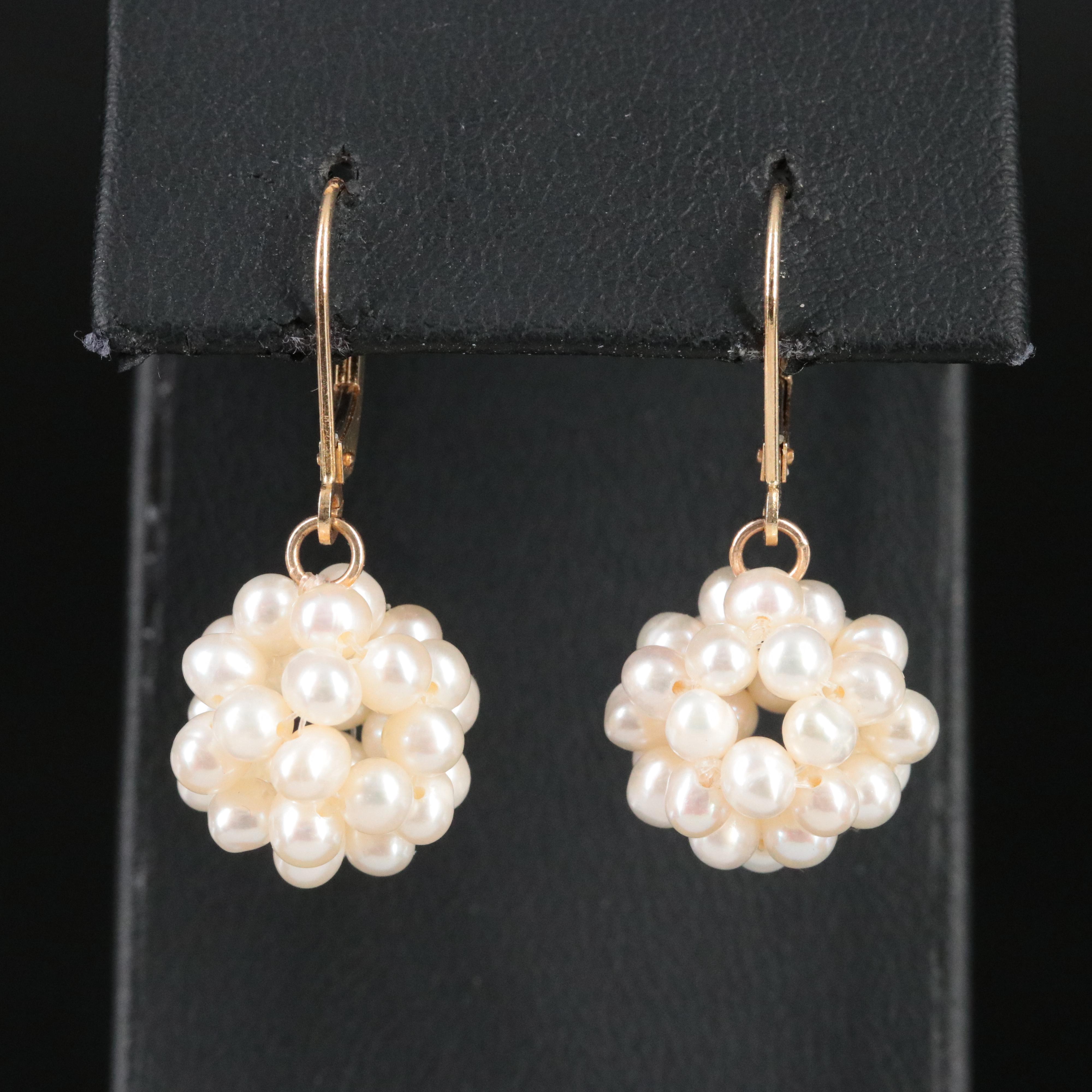 14K Pearl Earrings