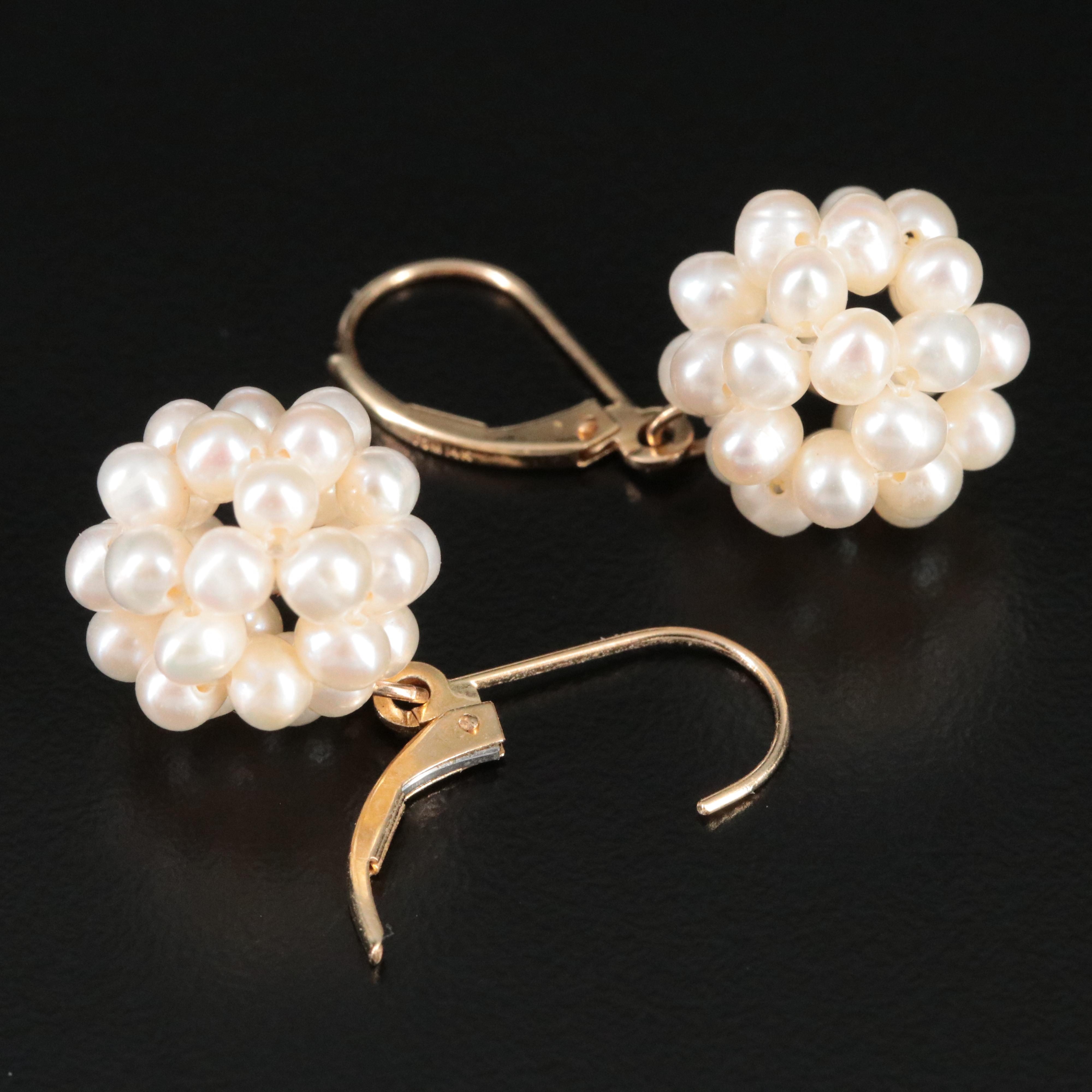 14K Pearl Earrings