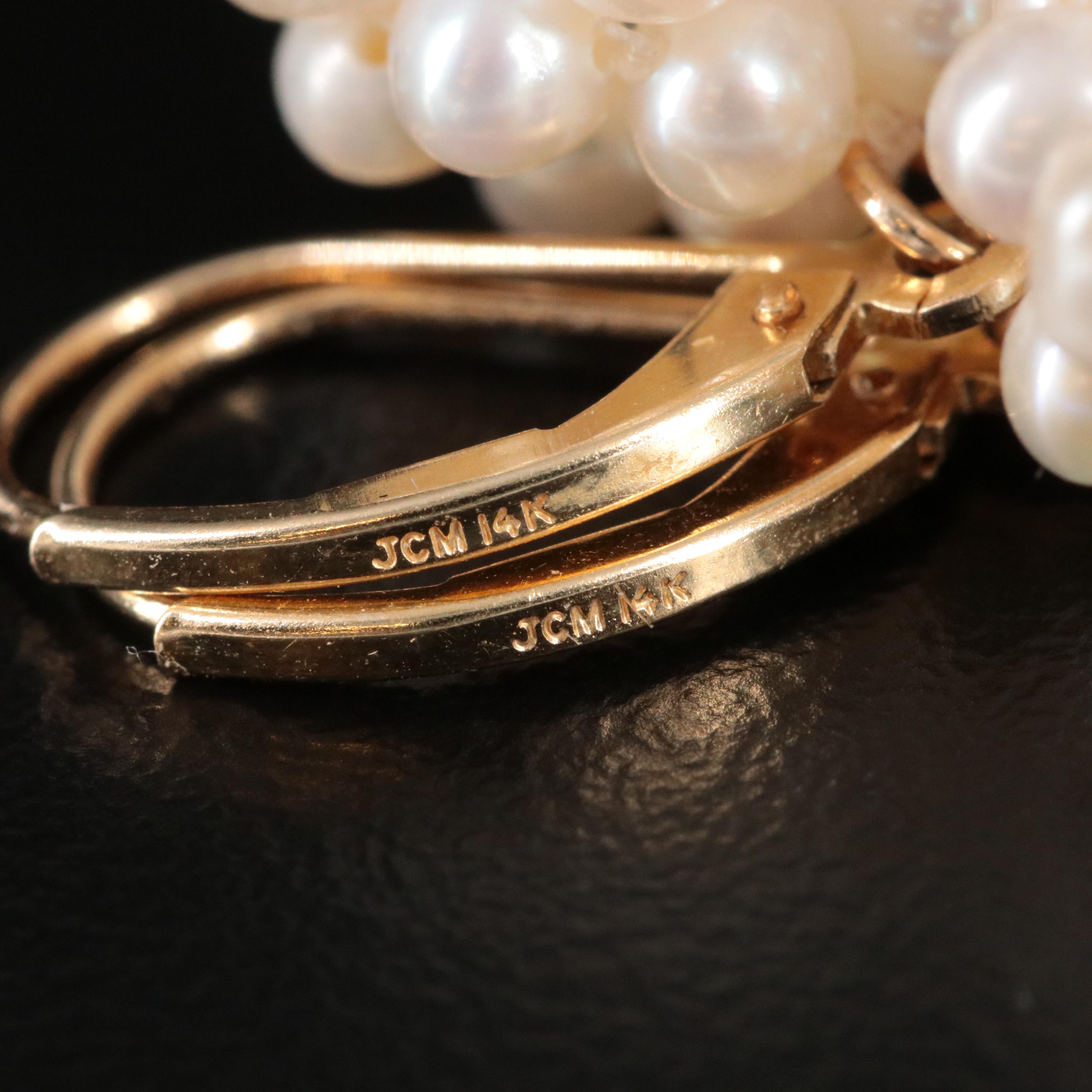 14K Pearl Earrings