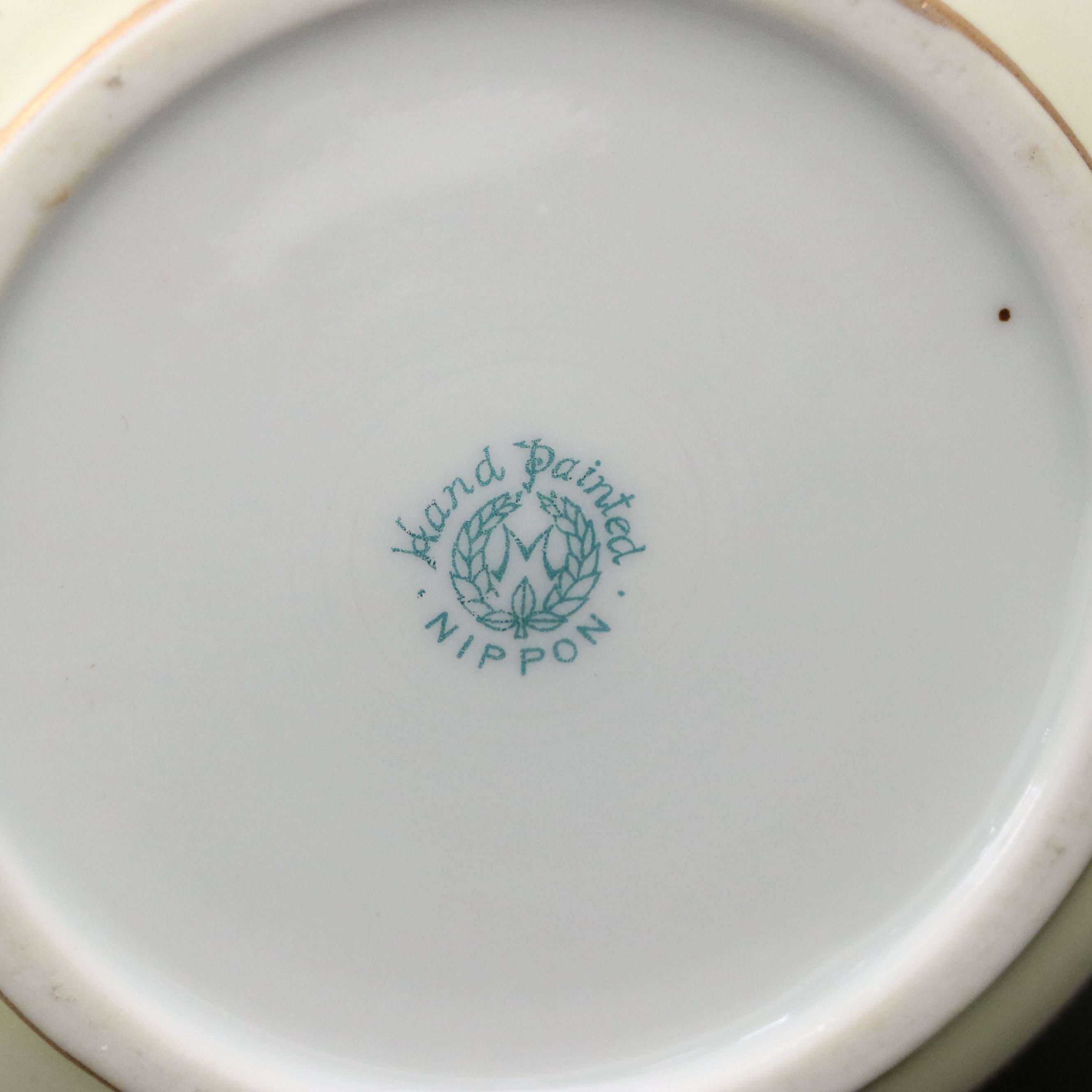 Japanese Morimura Hand-Painted Porcelain Vase & Empire Style Ceramic Planter