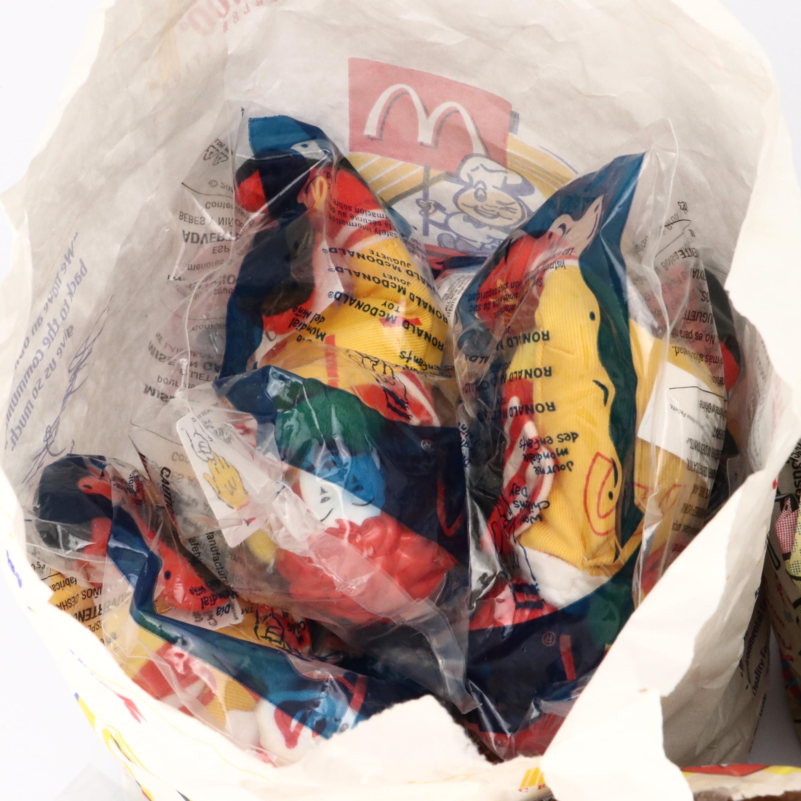 McDonald's "Doby," "Bongo" with More Beanie Babies and Ronald McDonald Toys