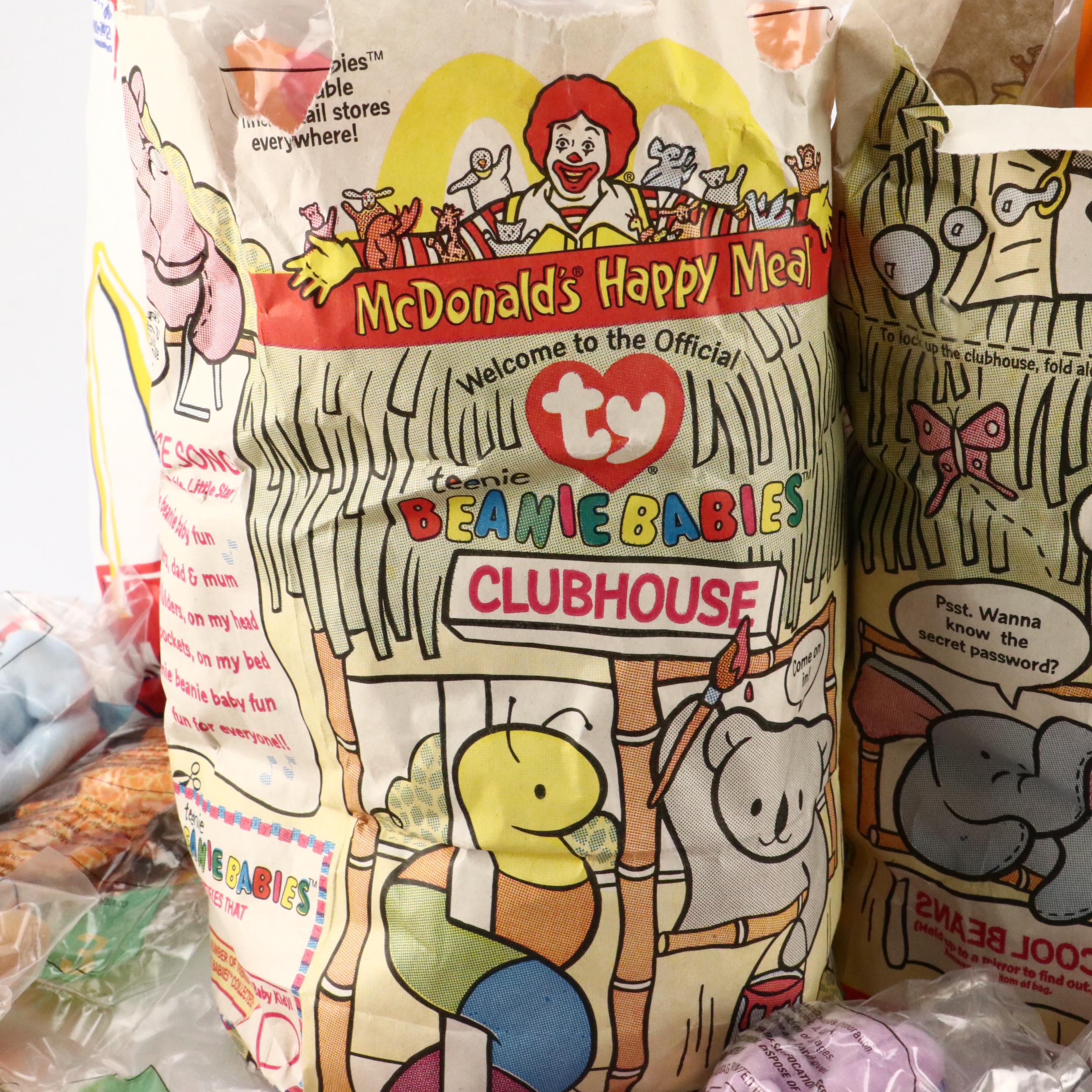 McDonald's "Doby," "Bongo" with More Beanie Babies and Ronald McDonald Toys