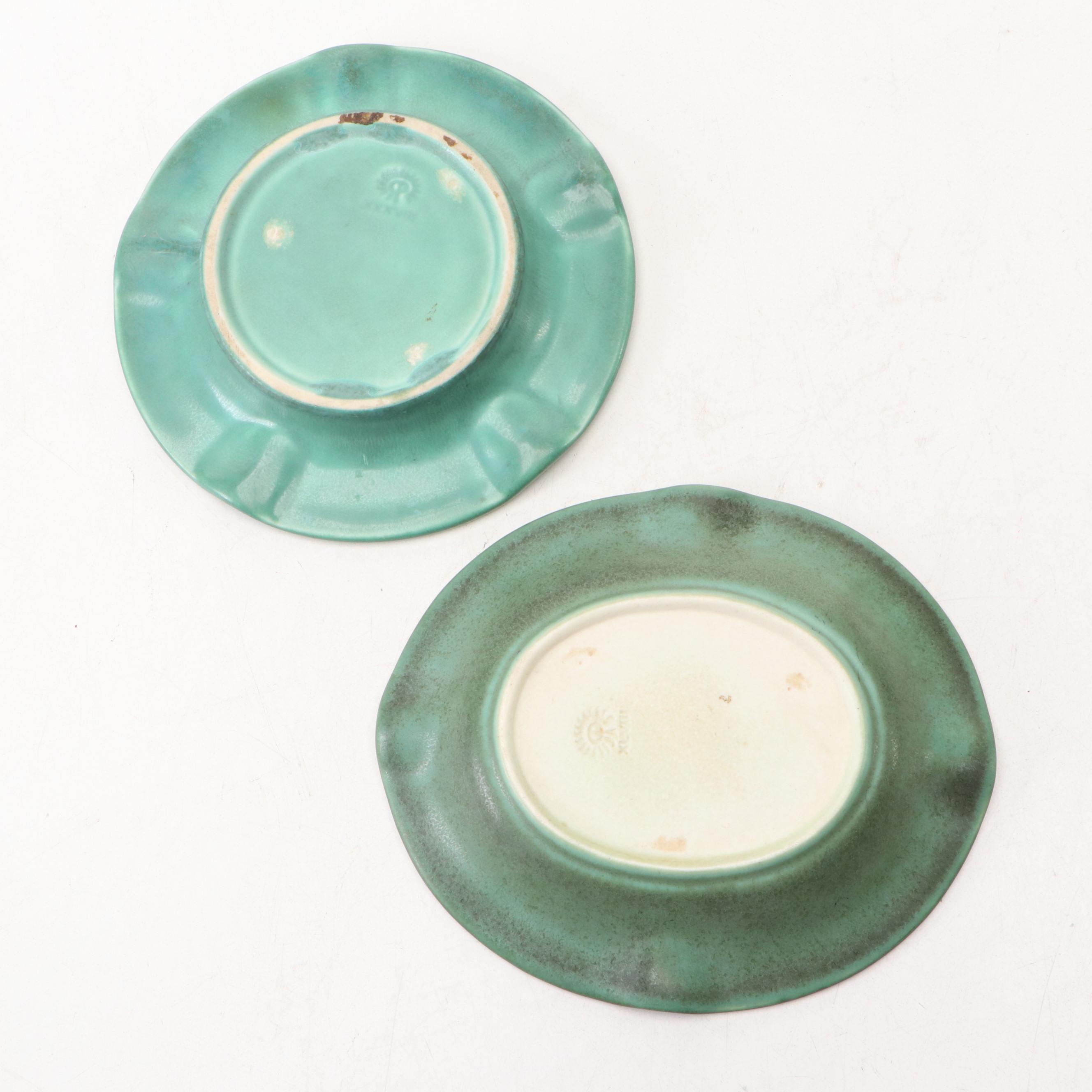 MCM Rookwood Pottery Ashtray and Other Cincinnati Business Rookwood Ashtrays