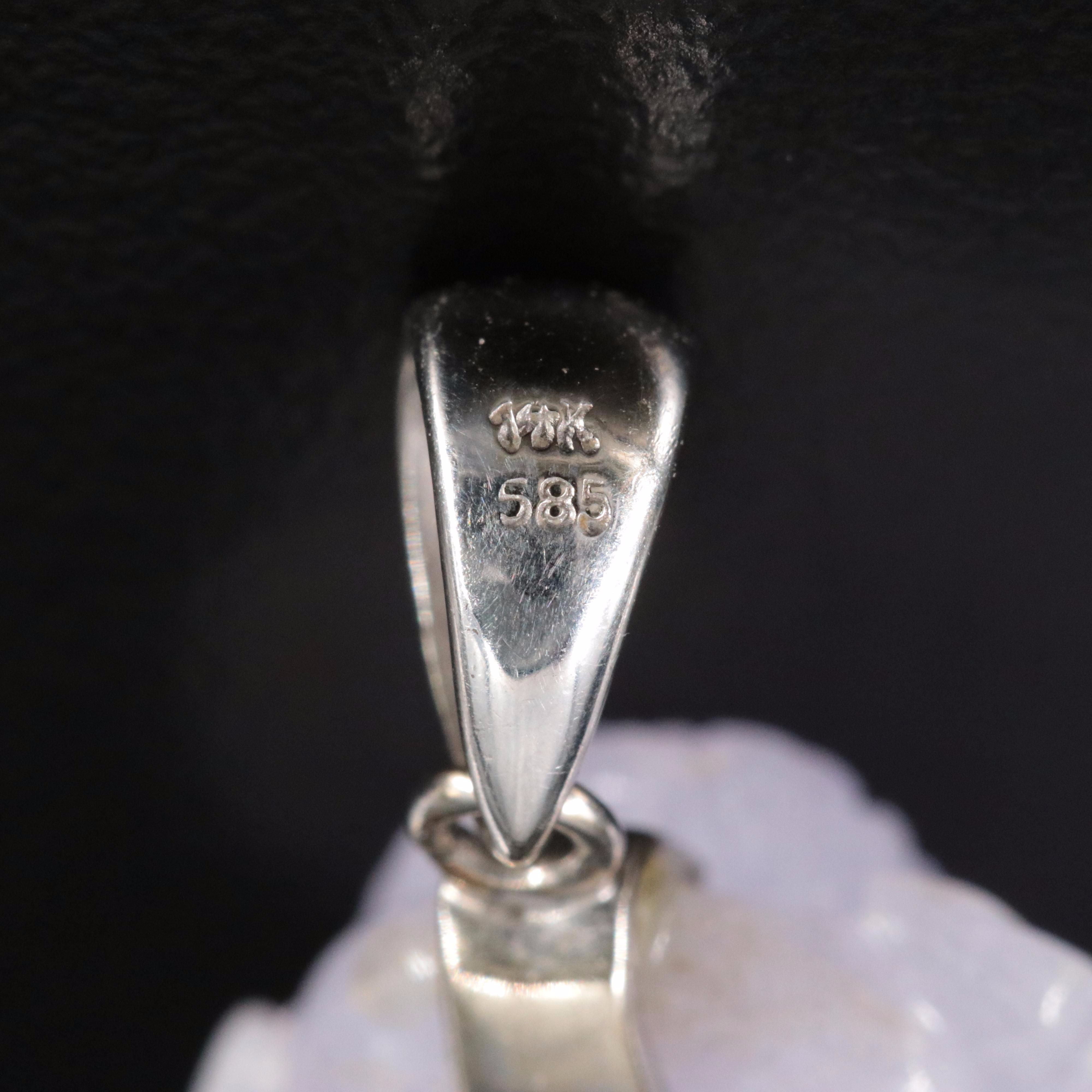 Jadeite Cupid Pendant with 14K Bail